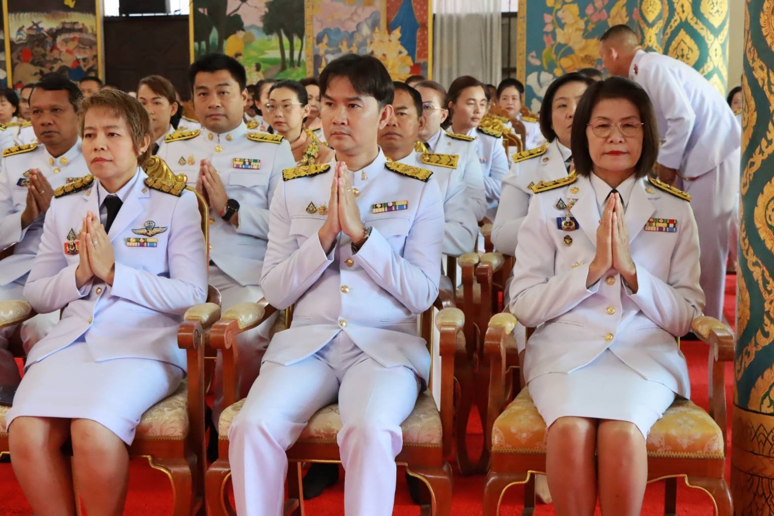 พช.นครพนม ร่วมพิธีเจริญพระพุทธมนต์และพิธีตักบาตรเฉลิมพระเกียรติเนื่องในวันคล้ายวันประสูติ สมเด็จพระเจ้าลูกเธอ เจ้าฟ้าพัชรกิติยาภา นเรนทิราเทพยวดี กรมหลวงราชสาริณีสิริพัชร มหาวัชรราชธิดา