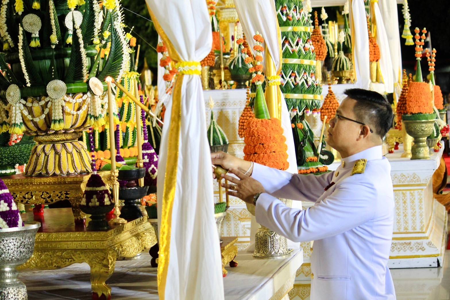 พช.นครพนม ร่วมพิธีสมโภชพระอุรังคธาตุเฉลิมพระเกียรติ พระบาทสมเด็จพระเจ้าอยู่หัว เนื่องในโอกาสมหามงคลวันเฉลิมพระชนมพรรษา 6 รอบ 28 กรกฎาคม พุทธศักราช 2567