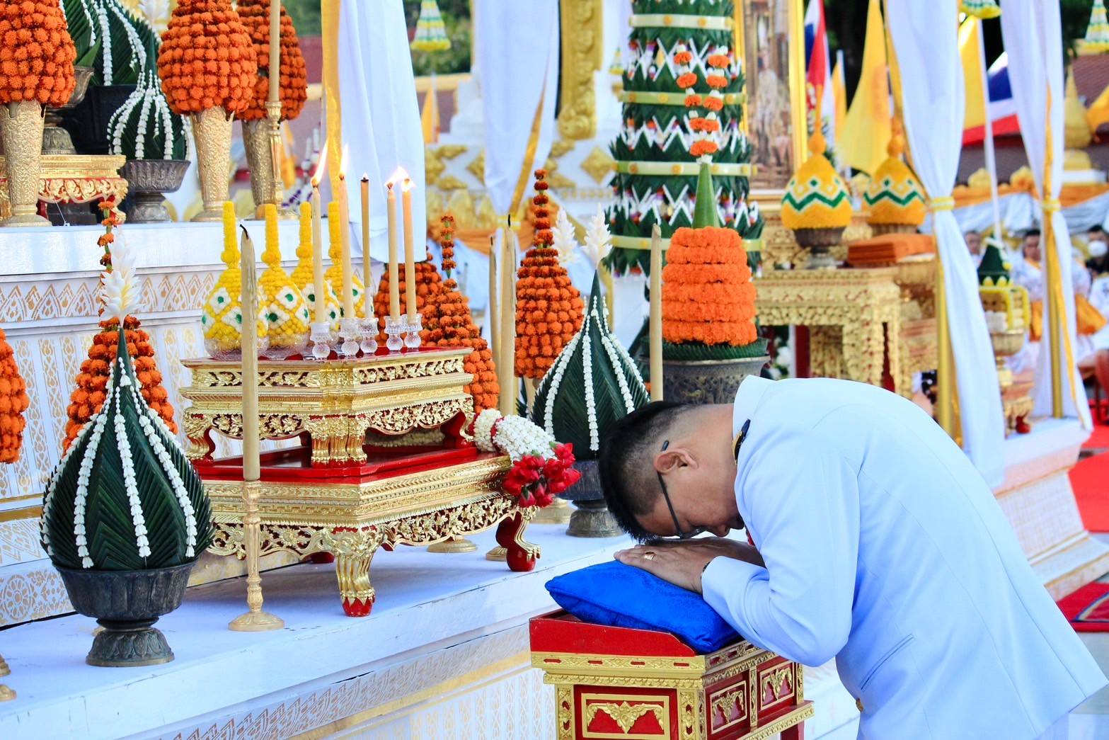 พช.นครพนม ร่วมพิธีสมโภชพระอุรังคธาตุเฉลิมพระเกียรติ พระบาทสมเด็จพระเจ้าอยู่หัว เนื่องในโอกาสมหามงคลวันเฉลิมพระชนมพรรษา 6 รอบ 28 กรกฎาคม พุทธศักราช 2567