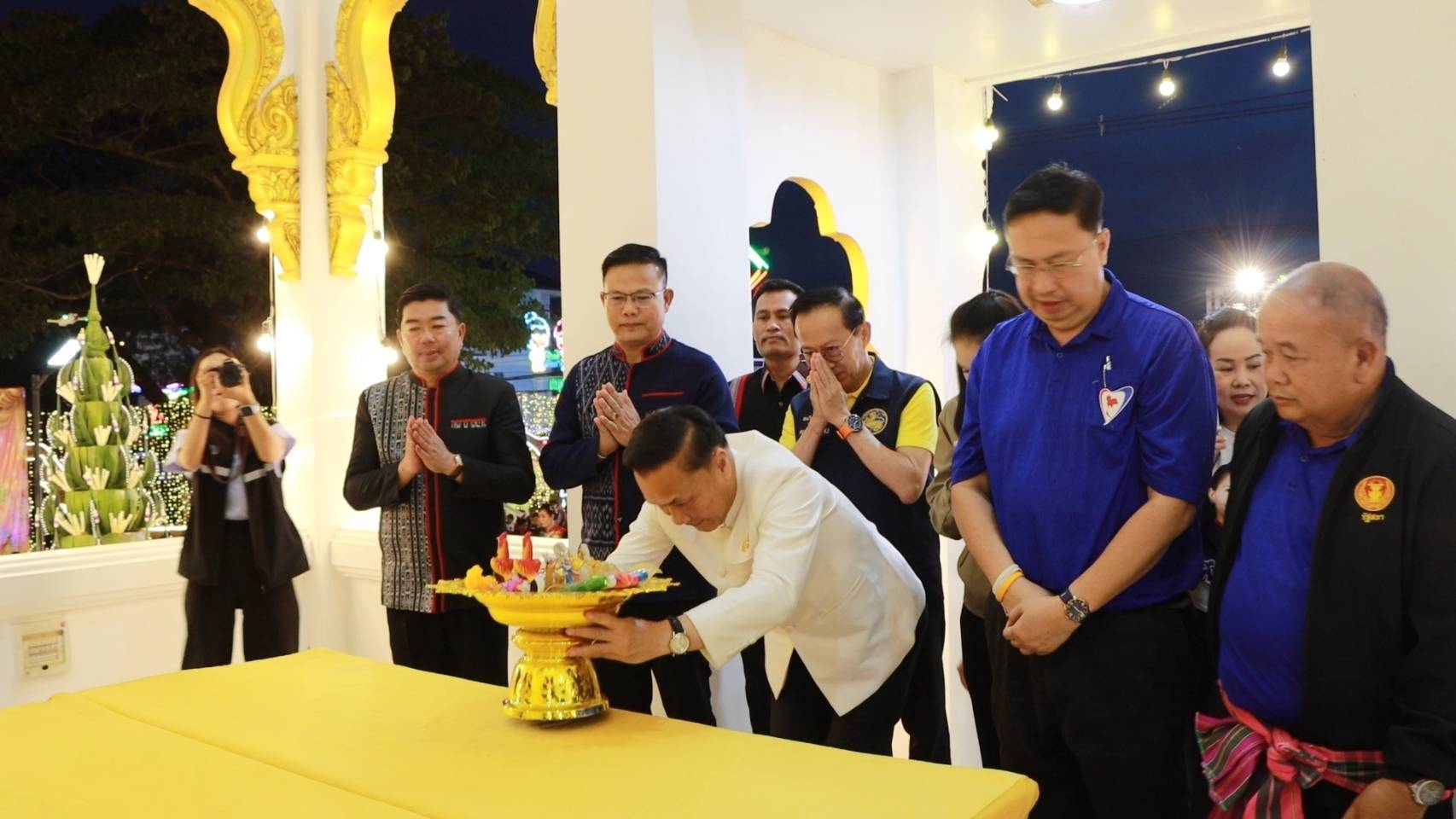 พช.นครพนม ร่วมเปิดงานสักการะศาลหลักเมืองอำเภอนาแก ประจำปี พ.ศ. 2567 สืบสานประเพณีอันดีงาม