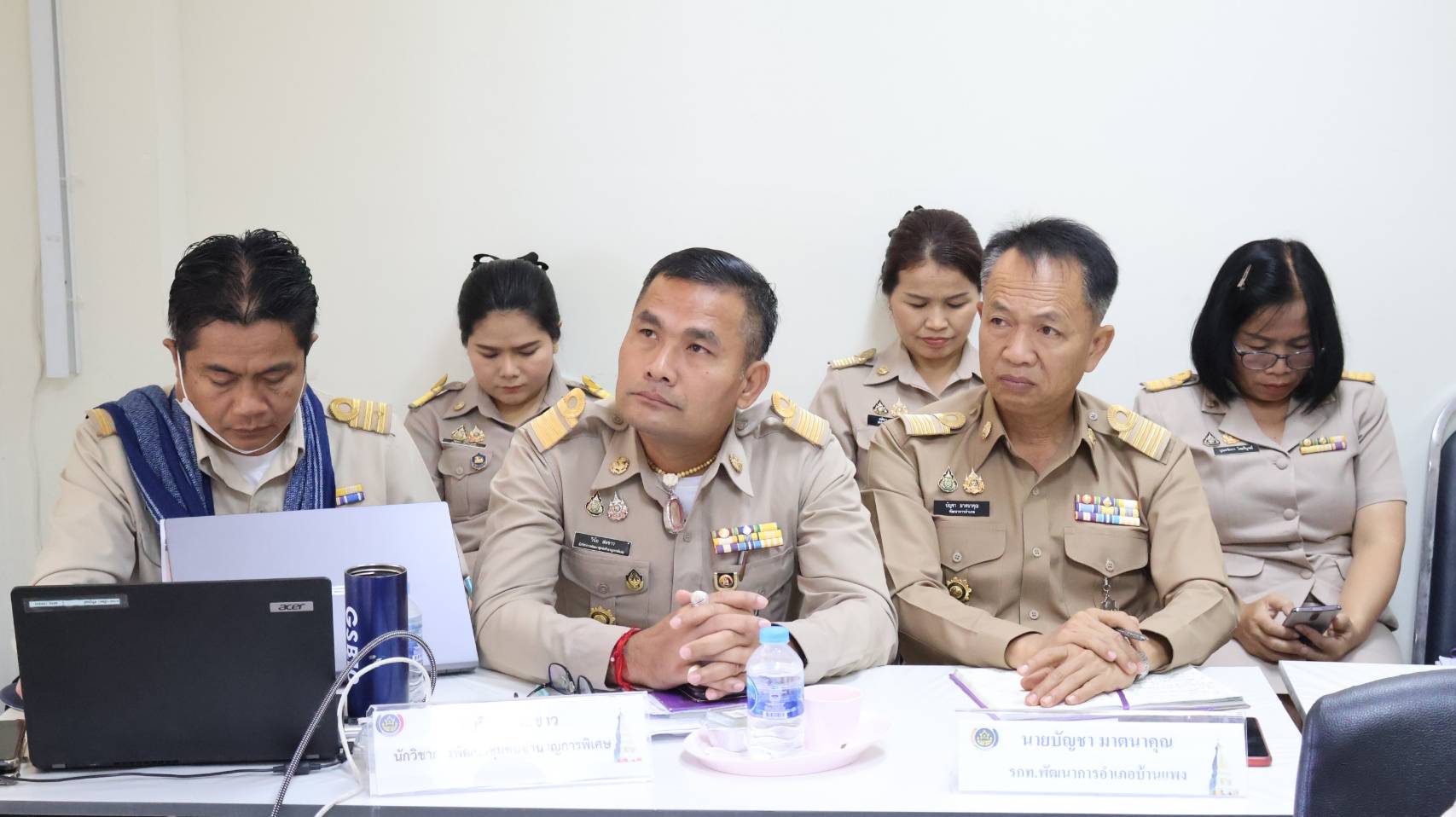 ผู้ตรวจราชการกรมการพัฒนาชุมชน นางนวลจันทร์ ศรีมงคล ปฏิบัติหน้าที่ผู้อำนวยการศูนย์ศึกษาและพัฒนาชุมชนอุบลราชธานี ลงพื้นที่ตรวจราชการมุ่งขับเคลื่อนพัฒนางานพัฒนาชุมชน ภายใต้ งาน งบ ระบบ คน อย่างมีประสิทธิภาพ พื้นที่จังหวัดนครพนม