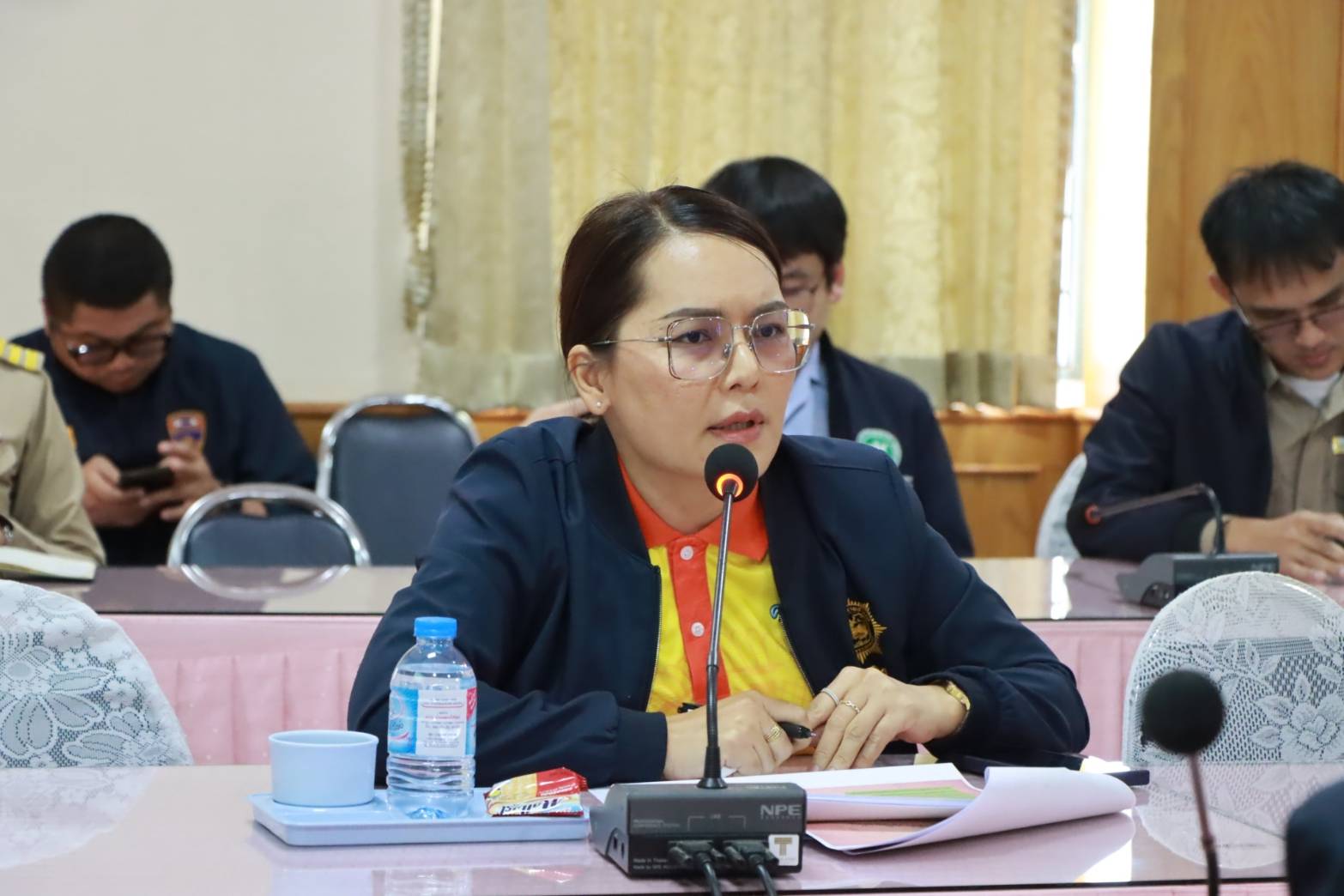 พช.นครพนม ร่วมประชุมติดตามความคืบหน้าปฏิบัติการแก้ไขปัญหาในพื้นที่จังหวัดนครพนม เพื่อทำให้ประชาชนมีความสุข