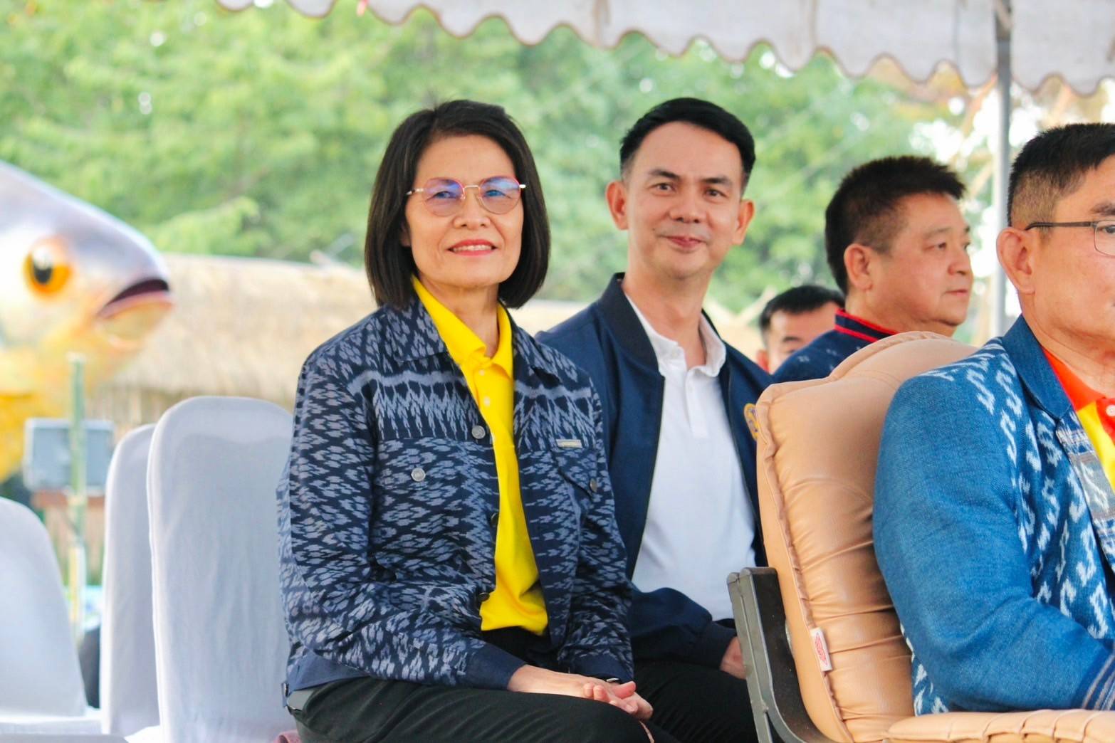พช.นครพนม ร่วมพิธีเปิดงานประเพณีมหกรรมเทศกาลปลาลุ่มน้ำสงคราม ครั้งที่ 21