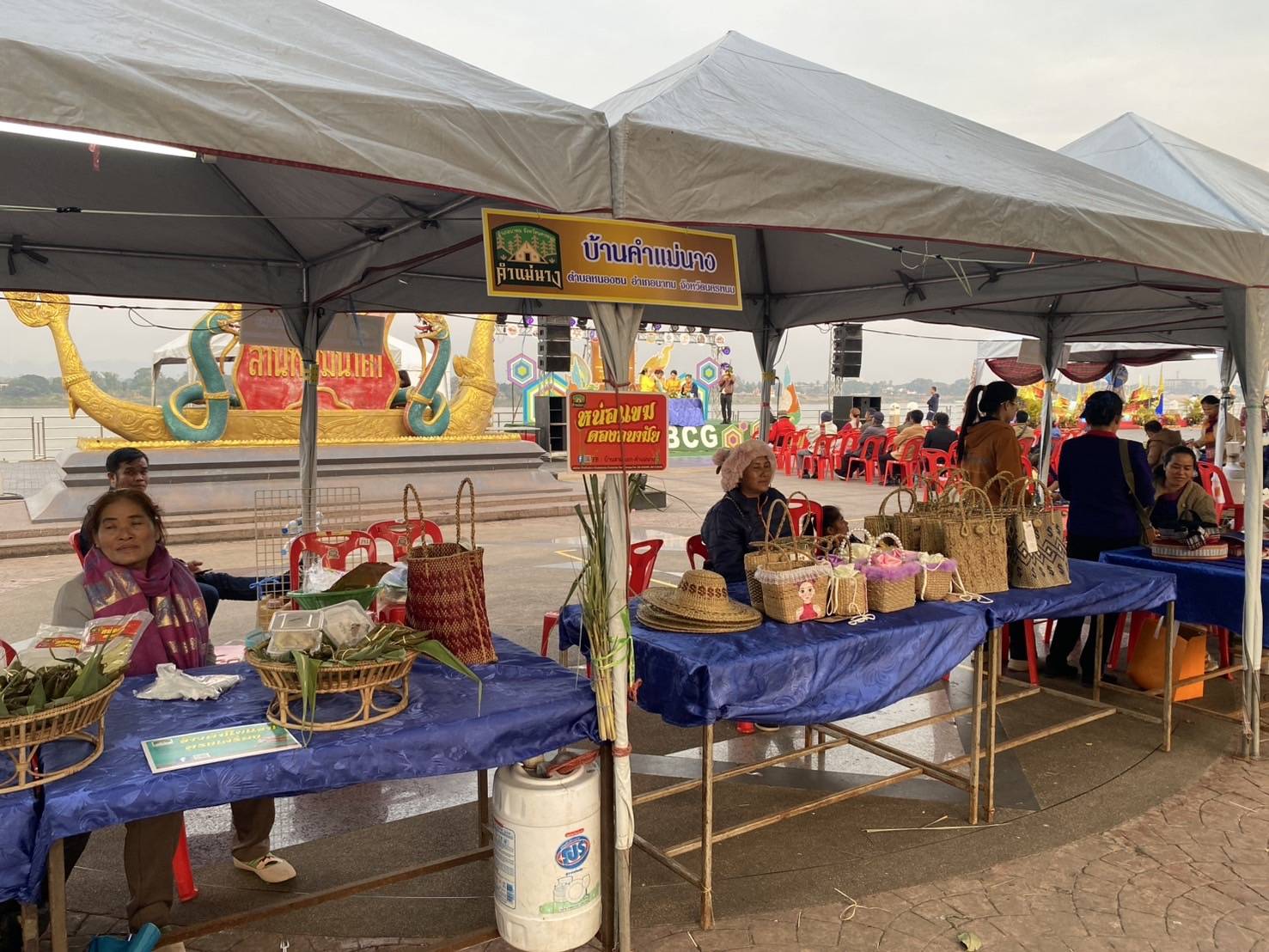 พช.นครพนม ติดตามการดำเนินกิจกรรมทดสอบตลาดการพัฒนาผลิตภัณฑ์อาหารเพื่อสุขภาพด้วยนวัตกรรมอย่างครบวงจร ภายใต้ BCG โมเดล เพื่อยกระดับรายได้ของชุมชนอย่างยั่งยืน “เสน่ห์นครพนม”