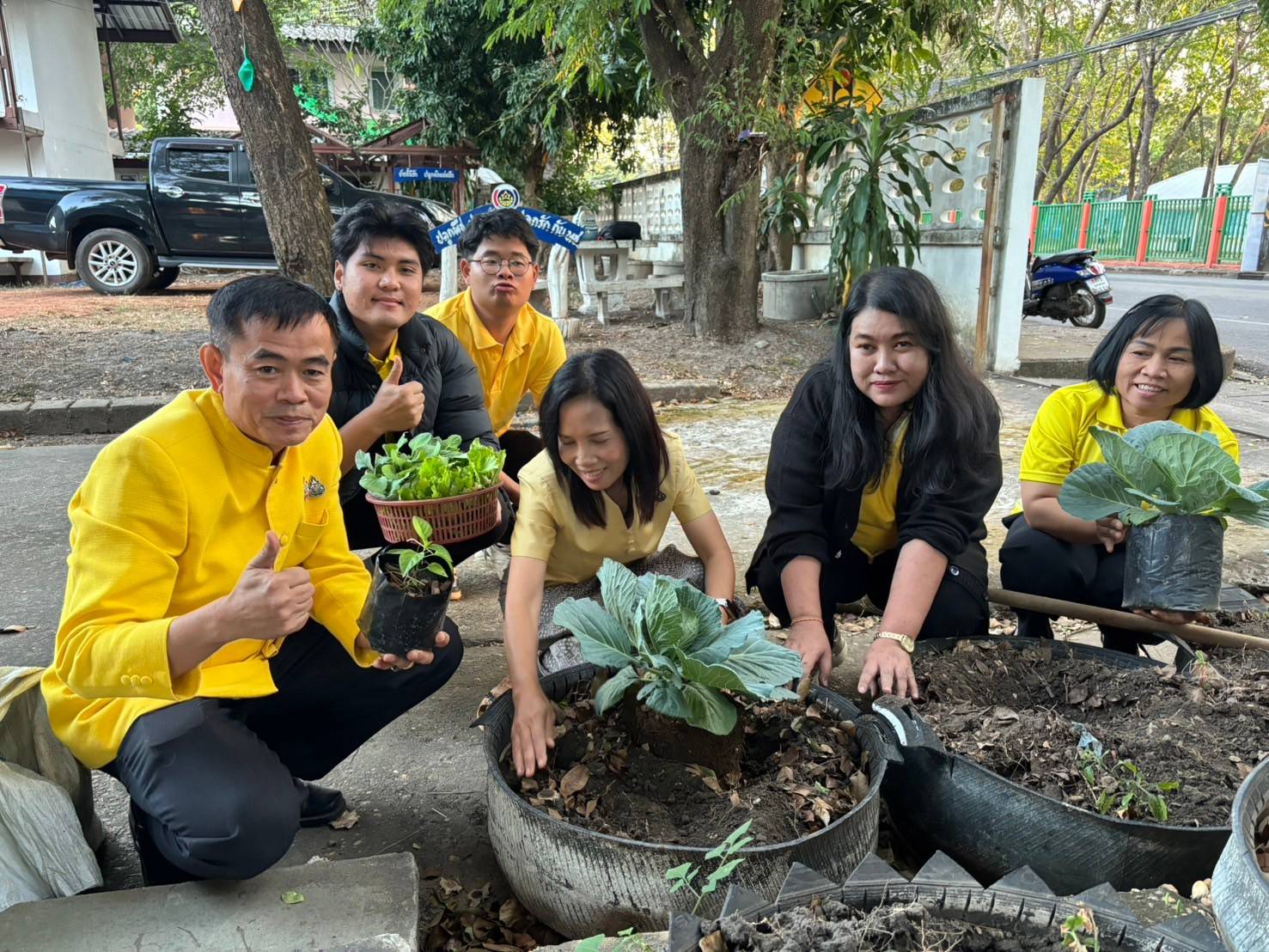 พช. นครพนม น้อมนำแนวพระราชดำริของสมเด็จพระกนิษฐาธิราชเจ้า กรมสมเด็จพระเทพรัตนราชสุดาฯ สยามบรมราชกุมารี สู่ปฏิบัติการปลูกผักสวนครัว เพื่อสร้างความมั่นคงทางอาหาร ประจำปีงบประมาณ พ.ศ. 2568 (THE CONCEPTS OF CHANGE FOR 5G) “ปรับเปลี่ยนดี ชีวีมีสุข”