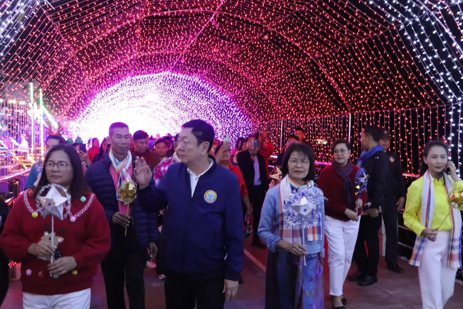 พช.นครพนม ร่วมเป็นเกียรติในงานแถลงข่าว ในการจัดงาน Nakhonphanom Winter Fastival ประจำปี 2568 และงานประเพณีแห่ดาวคริสต์มาสนครพนม “ชมดาวที่หนองแสง”