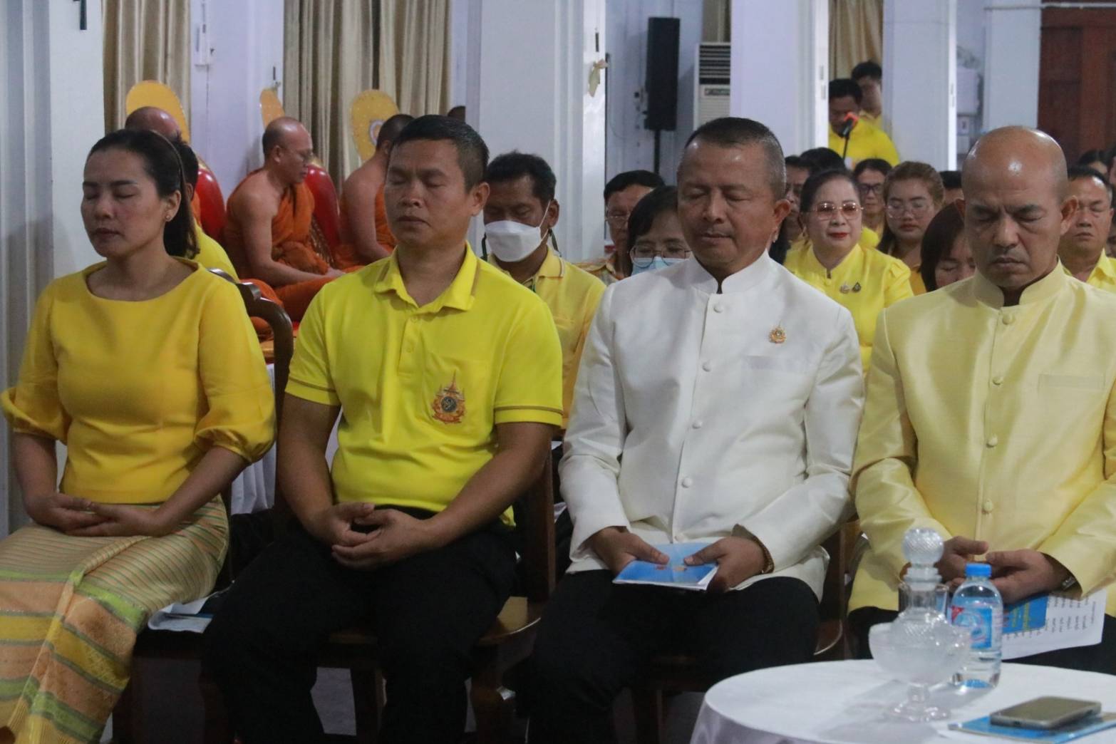 พช.นครพนม เข้าร่วมพิธีเจริญพระพุทธมนต์เฉลิมพระเกียรติถวายพระพรชัยมงคลแด่ พระบาทสมเด็จพระเจ้าอยู่หัว