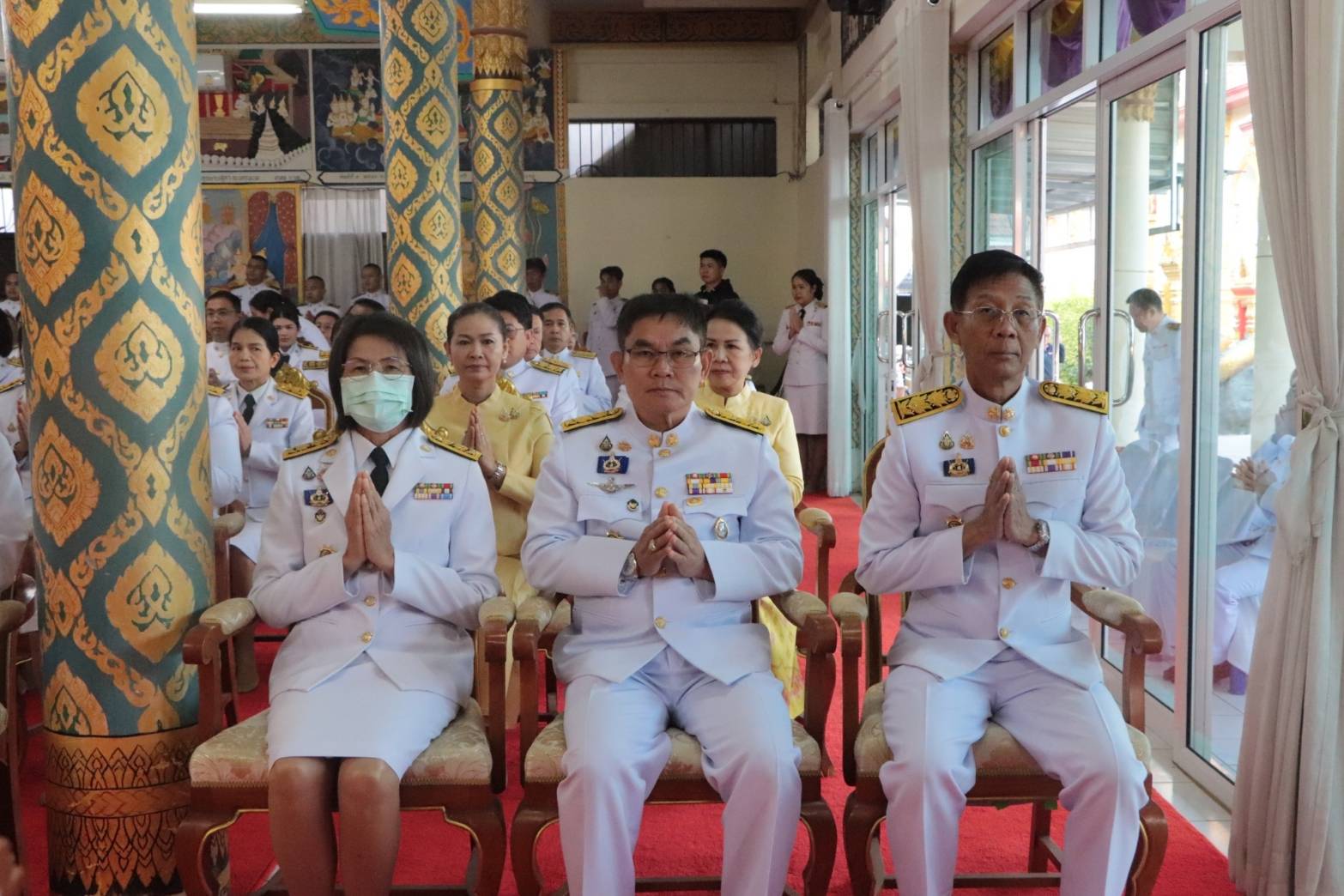 ผู้ว่าฯ นครพนม นำประกอบพิธีเจริญพระพุทธมนต์ ทำบุญตักบาตร และพิธีทางศาสนามหามงคลถวายพระราชกุศล เฉลิมพระเกียรติพระบาทสมเด็จพระเจ้าอยู่หัวเนื่องในโอกาสพระราชพิธีสมมงคลพระชนมายุเท่าพระบาทสมเด็จพระพุทธยอดฟ้าจุฬาโลกมหาราช สมเด็จพระปฐมบรมกษัตริยาธิราชแห่งพระราชวงศ์จักรี พุทธศักราช 2568