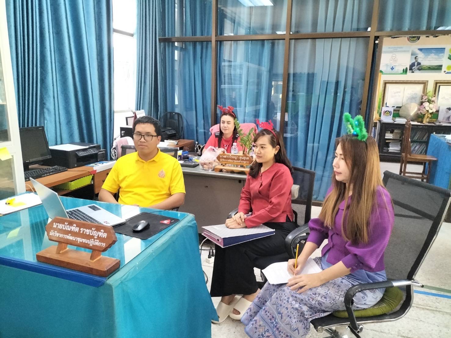พช.นครพนม ร่วมรับฟังการประชุมชี้แจงแนวทางการจัดเก็บข้อมูลเพื่อการพัฒนาชนบท (ข้อมูล จปฐ. และข้อมูล กชช.2ค) ปี 2568
