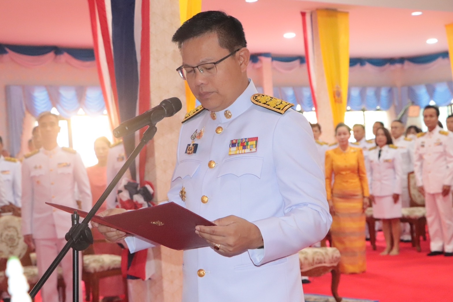 พช.นครพนม ร่วมพิธีเจริญพระพุทธมนต์และพิธีทำบุญตักบาตร เฉลิมพระเกียรติ สมเด็จพระเจ้าลูกเธอ เจ้าฟ้าสิริวัณณวรี นารีรัตนราชกัญญา เนื่องในโอกาสวันคล้ายวันประสูติ 8 มกราคม