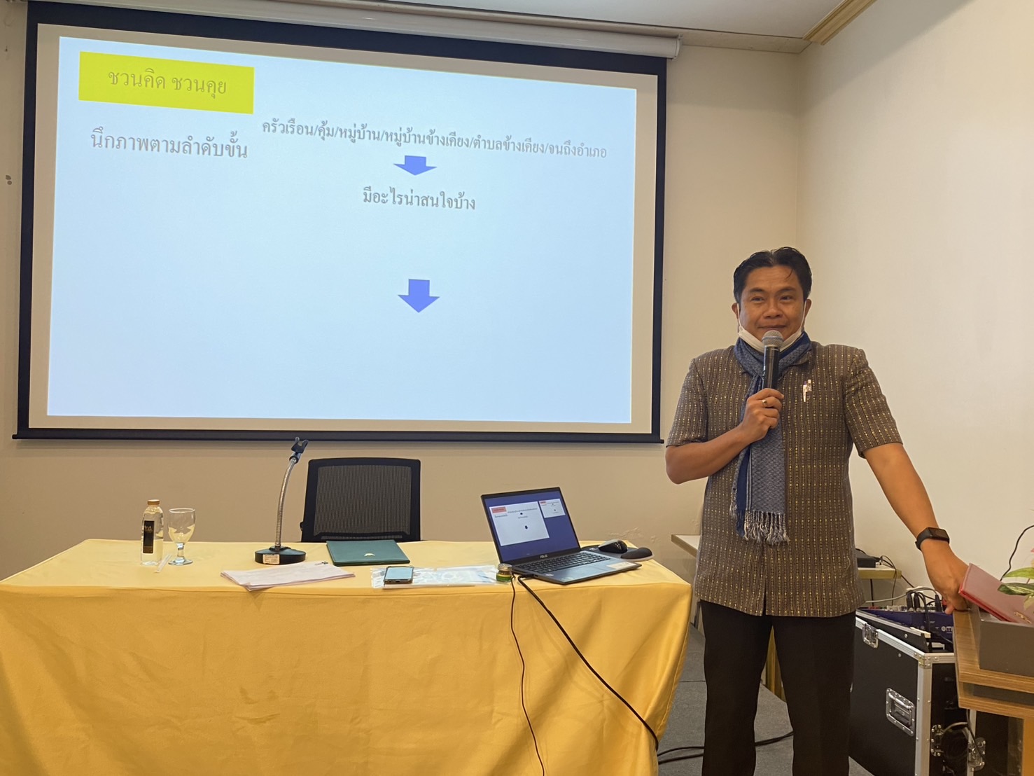 นครพนม เสริมสร้างทักษะคณะกรรมการบริหารศูนย์ประสานงานองค์การชุมชนระดับอำเภอในการแก้ไขปัญหาชุมชนด้วยแผนชุมชน