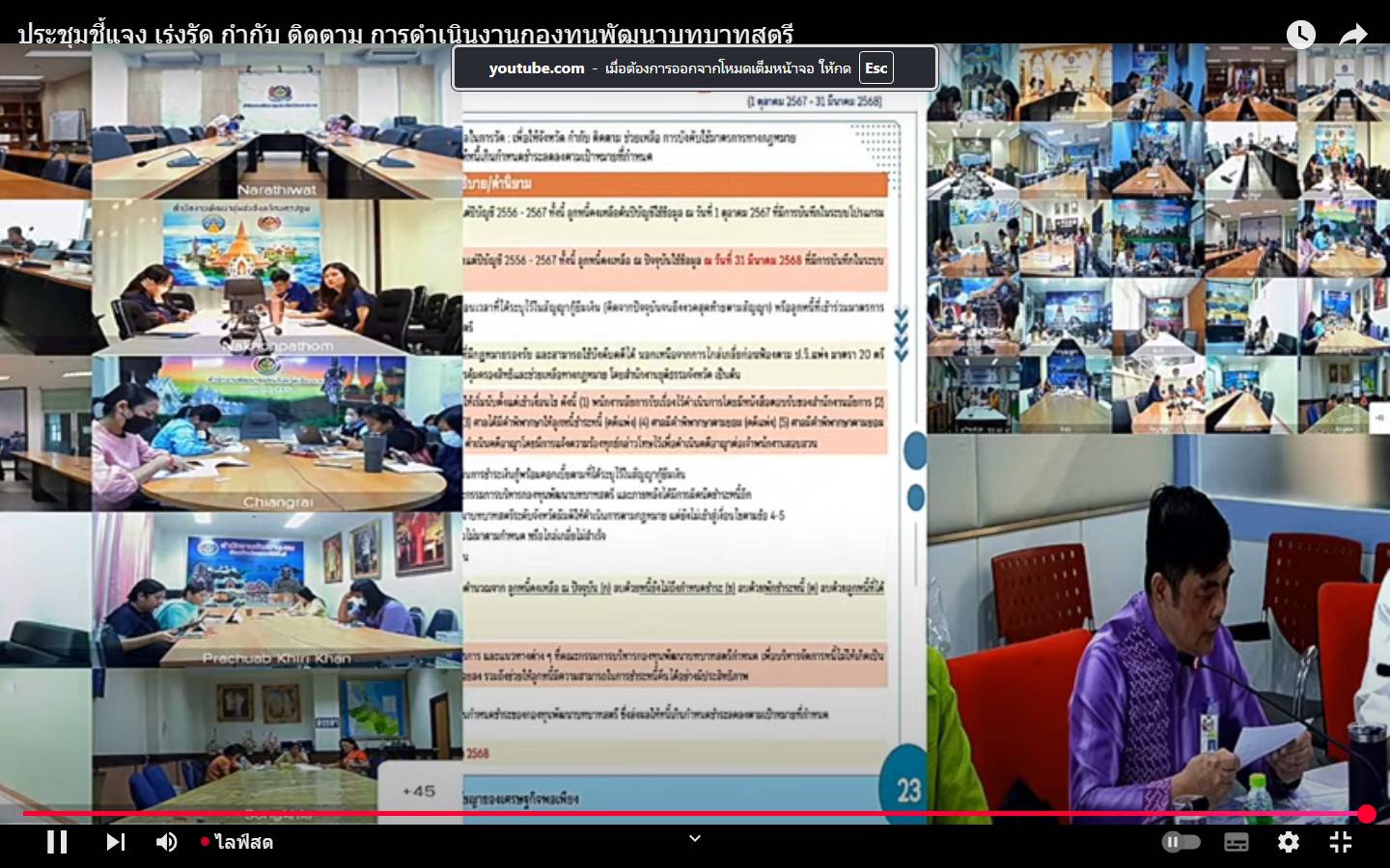 พช.นครพนม ร่วมการประชุมชี้แจง เร่งรัด กำกับ ติดตามการดำเนินงานกองทุนพัฒนาบทบาทสตรี ครั้งที่ 1/2568