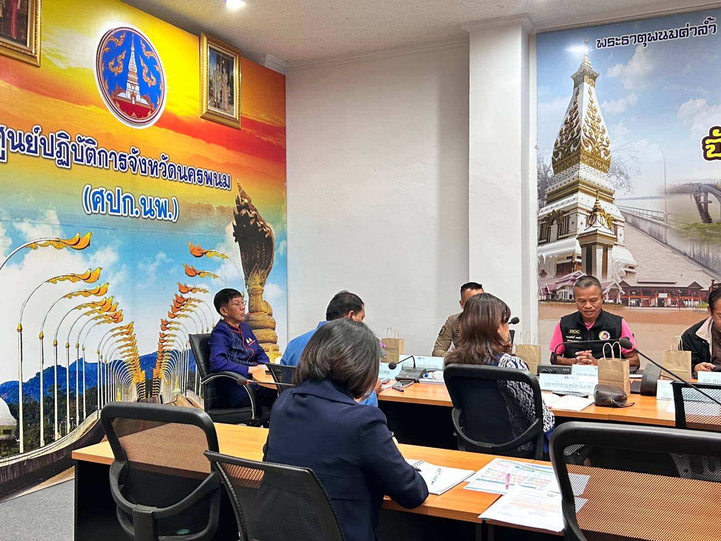 พช.นครพนม ร่วมประชุมศูนย์ปฏิบัติการติดตามเร่งรัดการบำบัดรักษา ฟื้นฟูสภาพทางสังคม ป้องกัน และปราบปรามยาเสพติด ครั้งที่ 3/2568