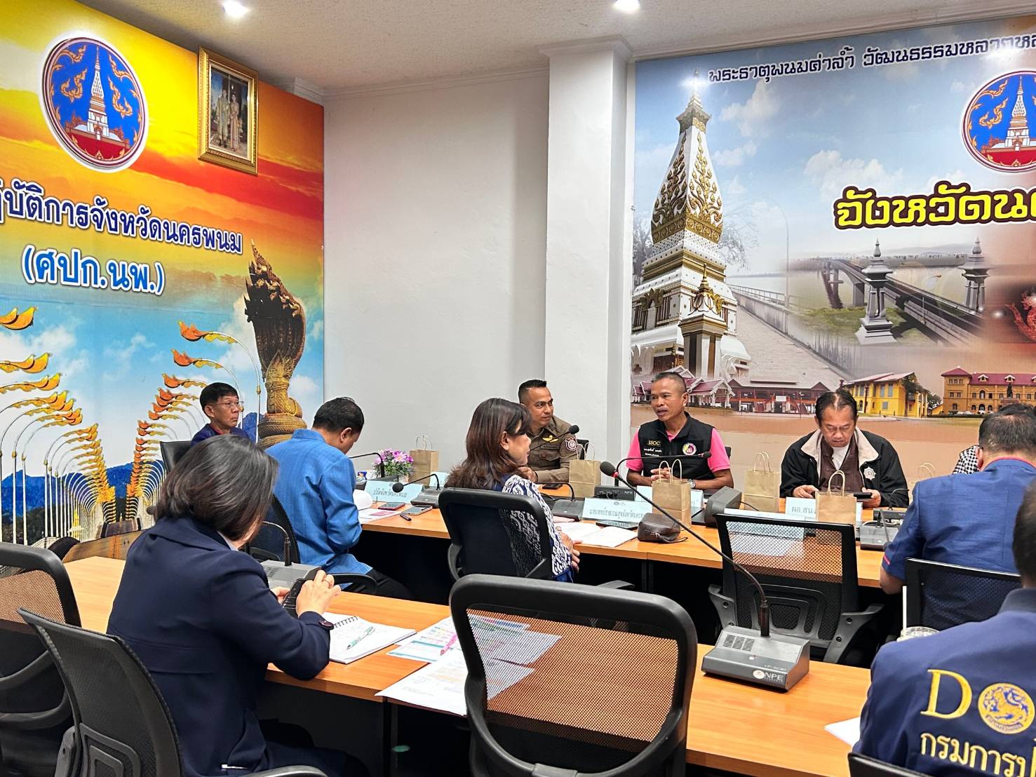 พช.นครพนม ร่วมประชุมศูนย์ปฏิบัติการติดตามเร่งรัดการบำบัดรักษา ฟื้นฟูสภาพทางสังคม ป้องกัน และปราบปรามยาเสพติด ครั้งที่ 3/2568