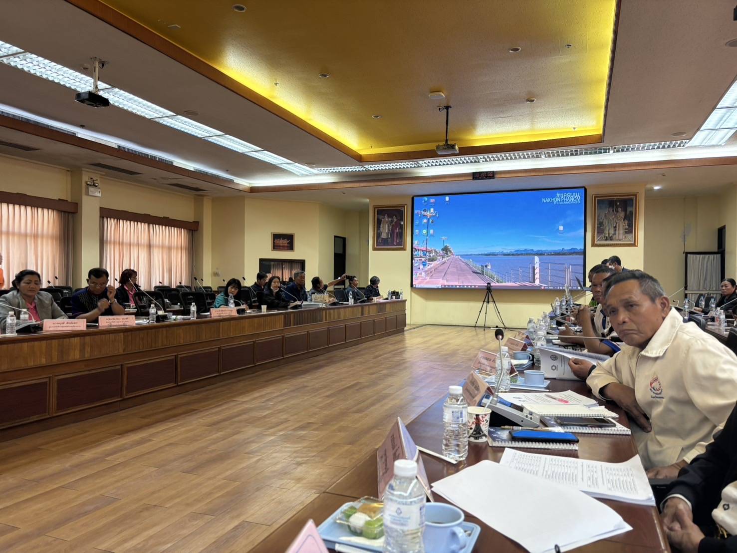 นครพนม ประชุมคณะกรรมการขับเคลื่อนกองทุนสวัสดิการชุมชนจังหวัดนครพนม ครั้งที่ 1/2568