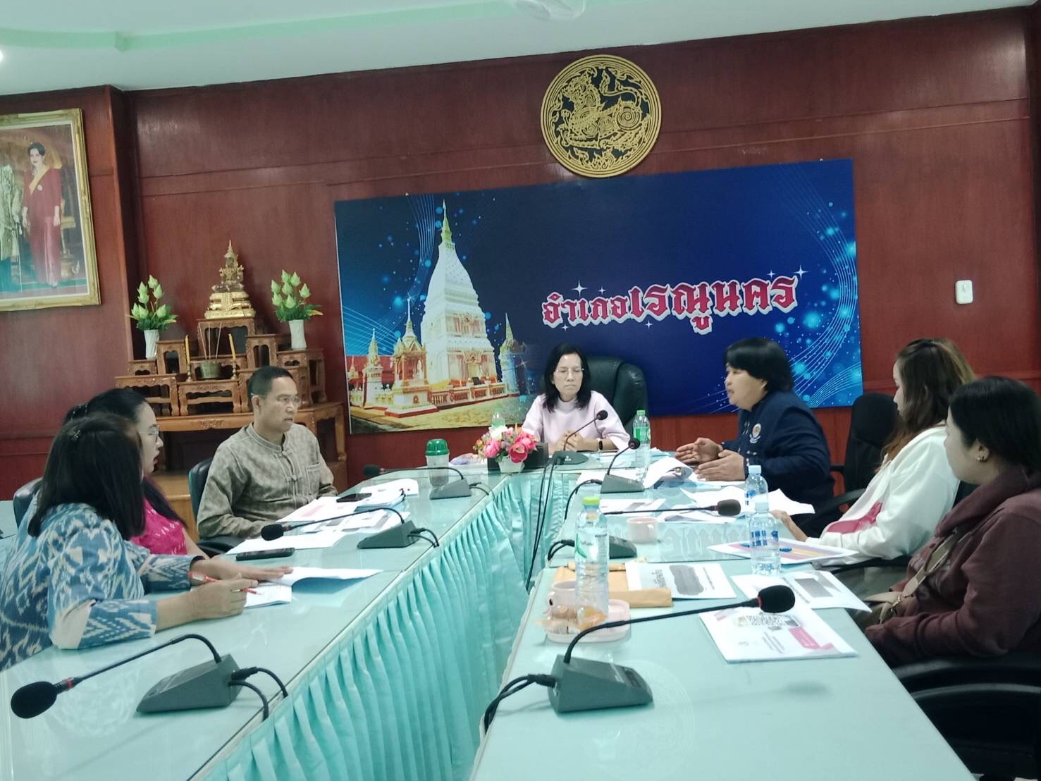 พช.นครพนม ติดตาม สนับสนุนการขับเคลื่อนงานพัฒนาชุมชน ในพื้นที่อำเภอเรณูนคร จังหวัดนครพนม