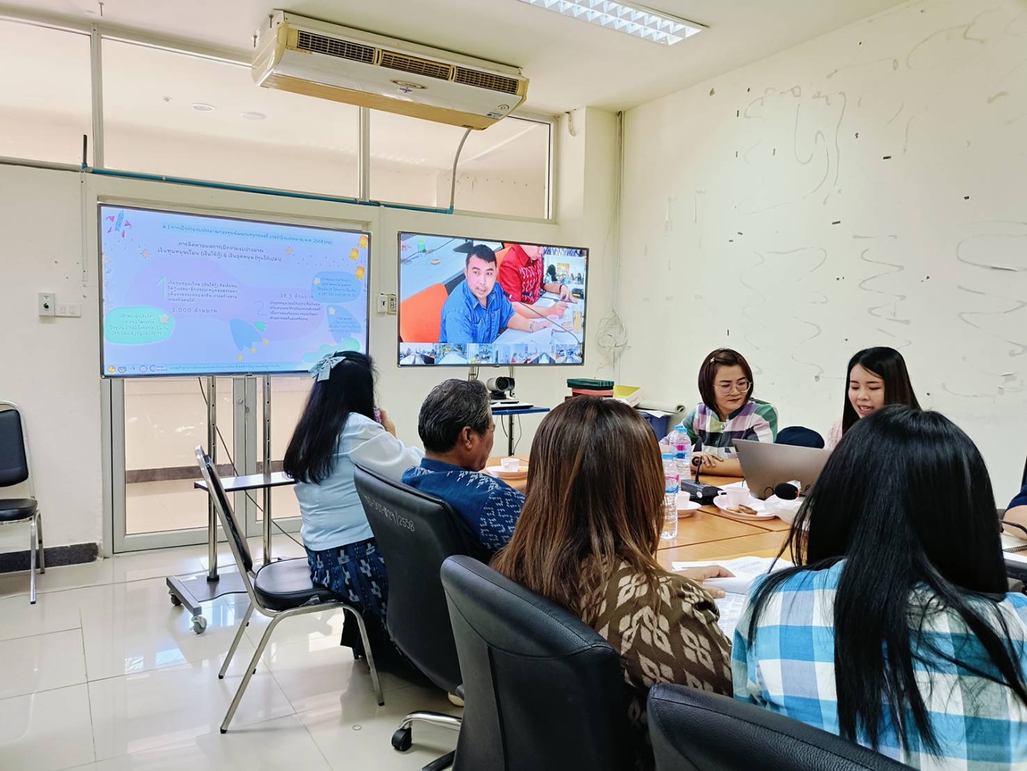 พช.นครพนม ร่วมรับฟังการประชุมชี้แจง เร่งรัด กำกับ ติดตาม การดำเนินงานกองทุนพัฒนาบทบาทสตรี ผ่านระบบวีดีทัศน์ทางไกล (Video Conference) ครั้งที่ 2/2568