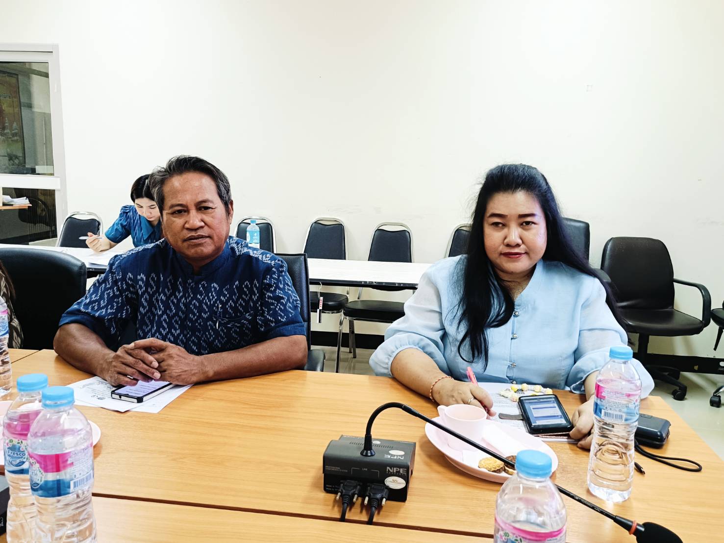 พช.นครพนม ร่วมรับฟังการประชุมชี้แจง เร่งรัด กำกับ ติดตาม การดำเนินงานกองทุนพัฒนาบทบาทสตรี ผ่านระบบวีดีทัศน์ทางไกล (Video Conference) ครั้งที่ 2/2568