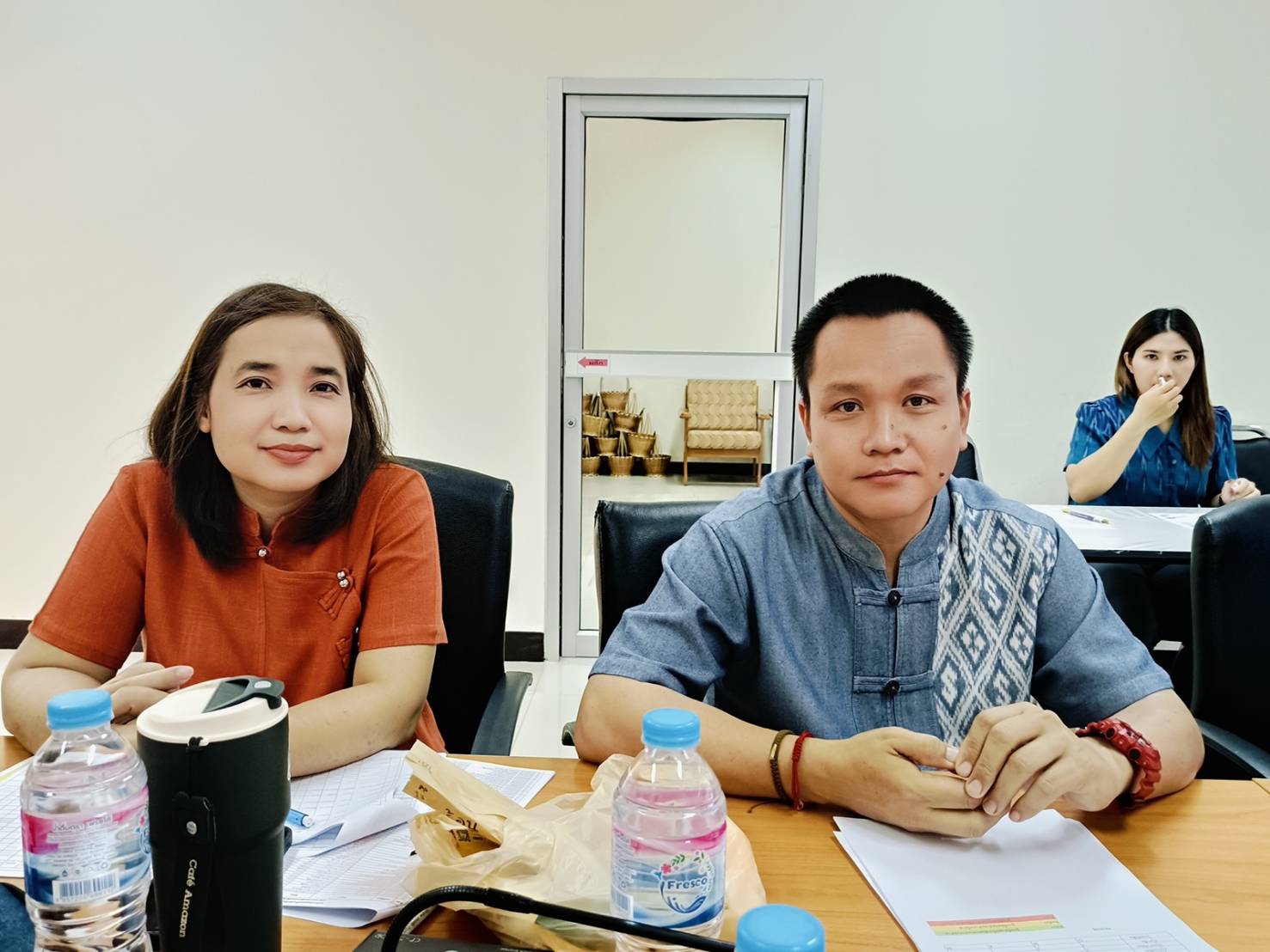 พช.นครพนม ร่วมรับฟังการประชุมชี้แจง เร่งรัด กำกับ ติดตาม การดำเนินงานกองทุนพัฒนาบทบาทสตรี ผ่านระบบวีดีทัศน์ทางไกล (Video Conference) ครั้งที่ 2/2568