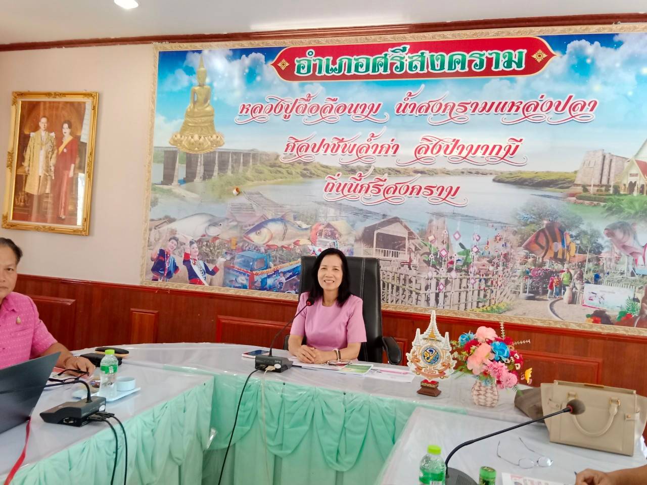 พช.นครพนม ติดตาม สนับสนุนการขับเคลื่อนงานพัฒนาชุมชน ในพื้นที่อำเภอศรีสงคราม จังหวัดนครพนม