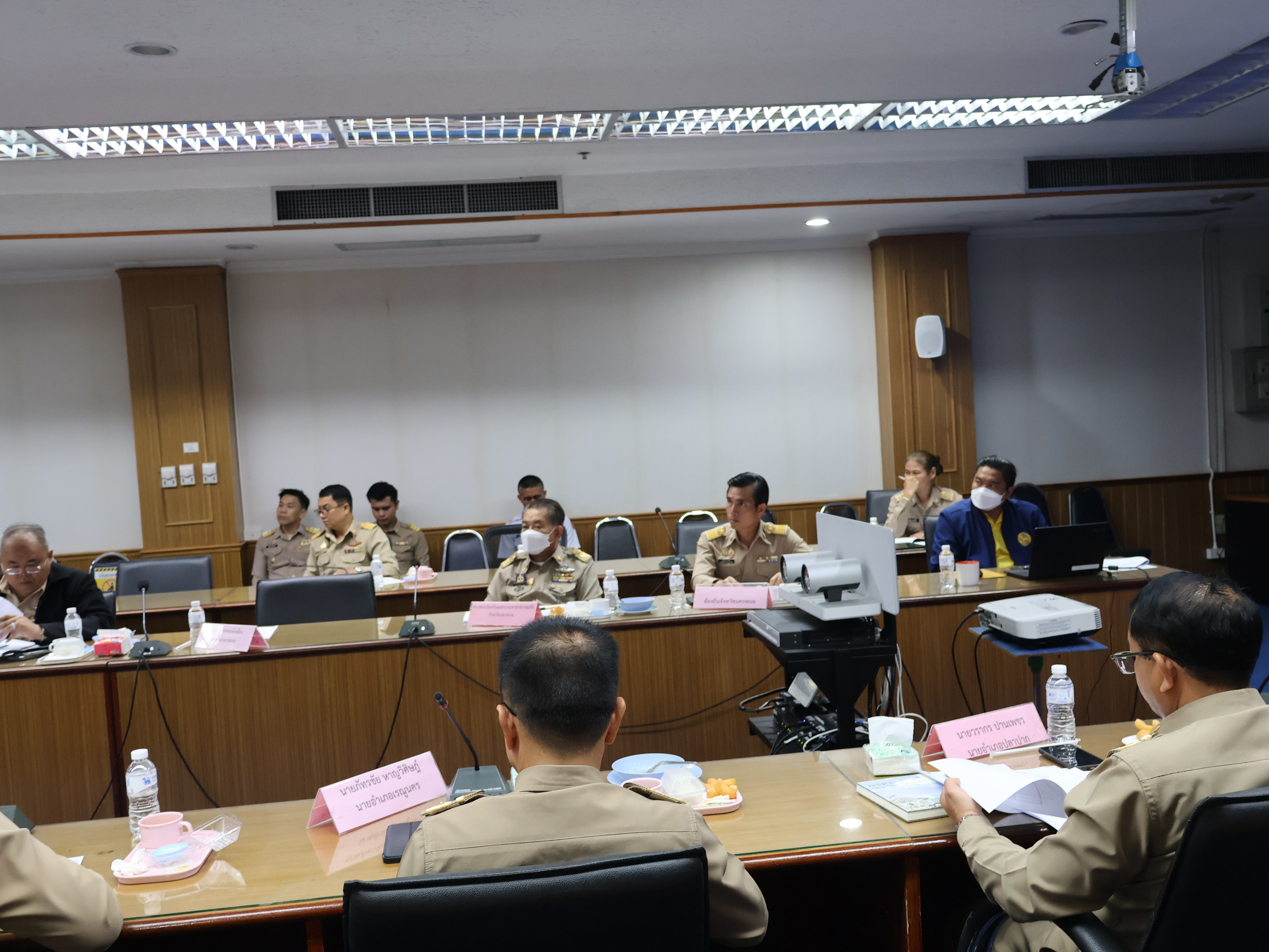 พช.นครพนม ร่วมการประชุมรองผู้ว่าราชการจังหวัด หัวหน้าส่วนราชการสังกัดกระทรวงมหาดไทย และนายอำเภอ ในการขับเคลื่อนการพัฒนาและดูแลความเป็นอยู่ของประชาชน