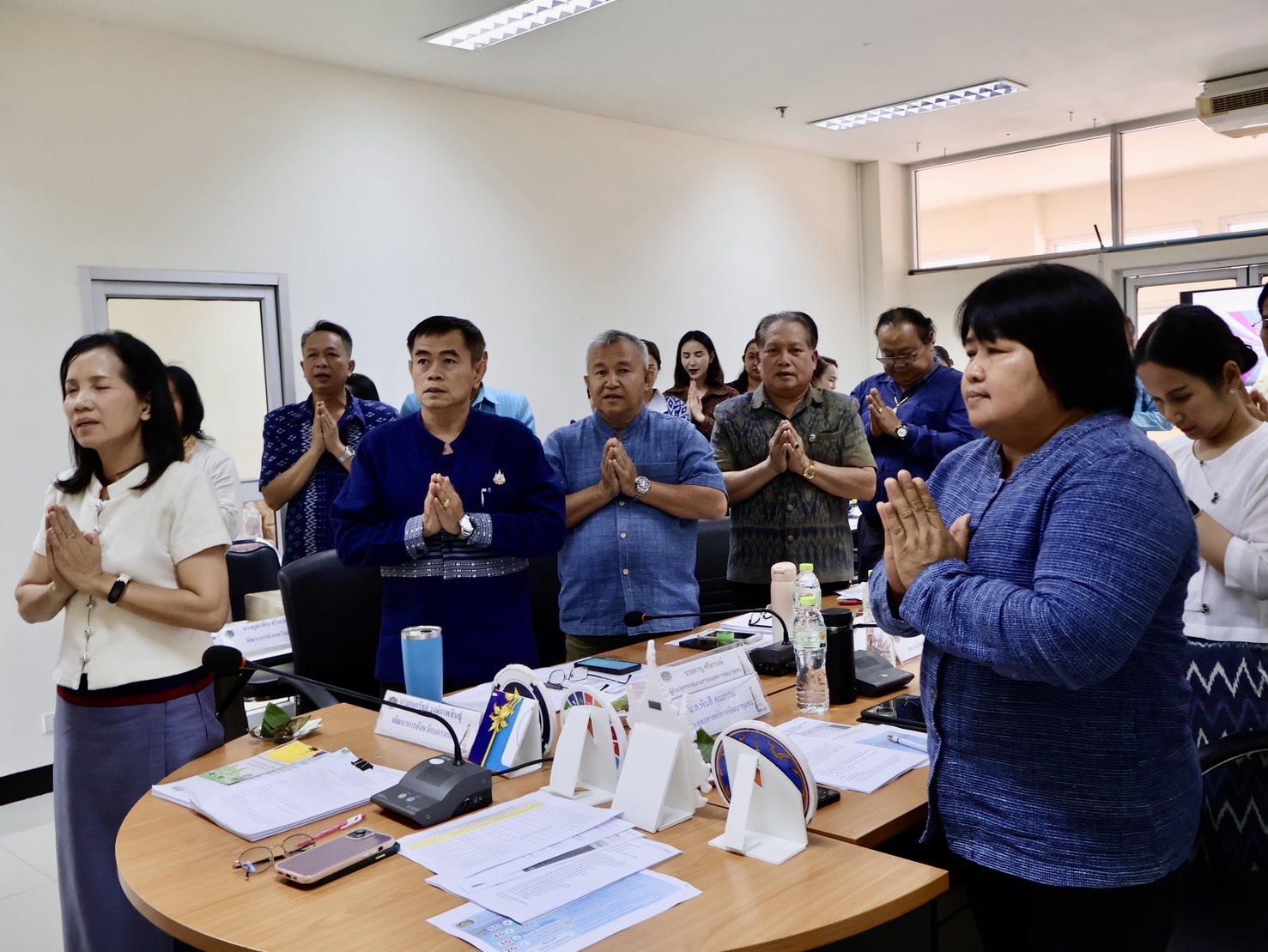 พช.นครพนม ประชุมผู้อำนวยการกลุ่มงานฯ พัฒนาการอำเภอ และนักวิชาการพัฒนาชุมชนจังหวัดนครพนม ครั้งที่ 4/2568 ประจำเดือนเมษายน 2568