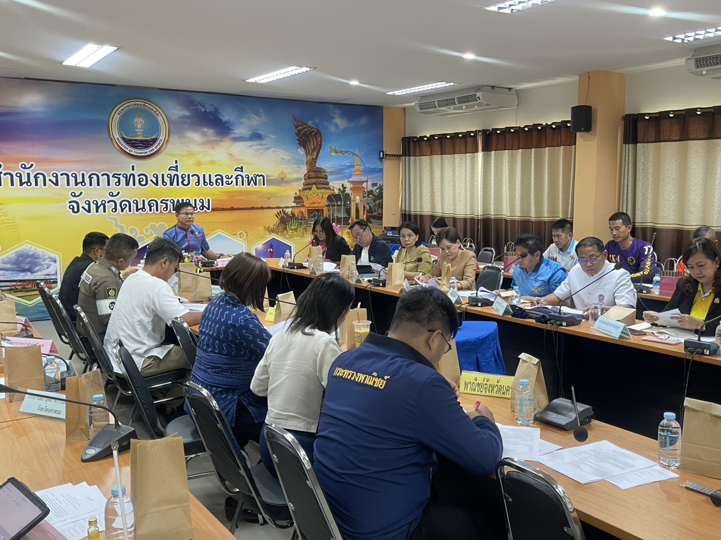 พช.นครพนม ร่วมประชุมคณะกรรมการดำเนินการจัดงานประเพณีสงกรานต์นครพนม ประจำปี 2568