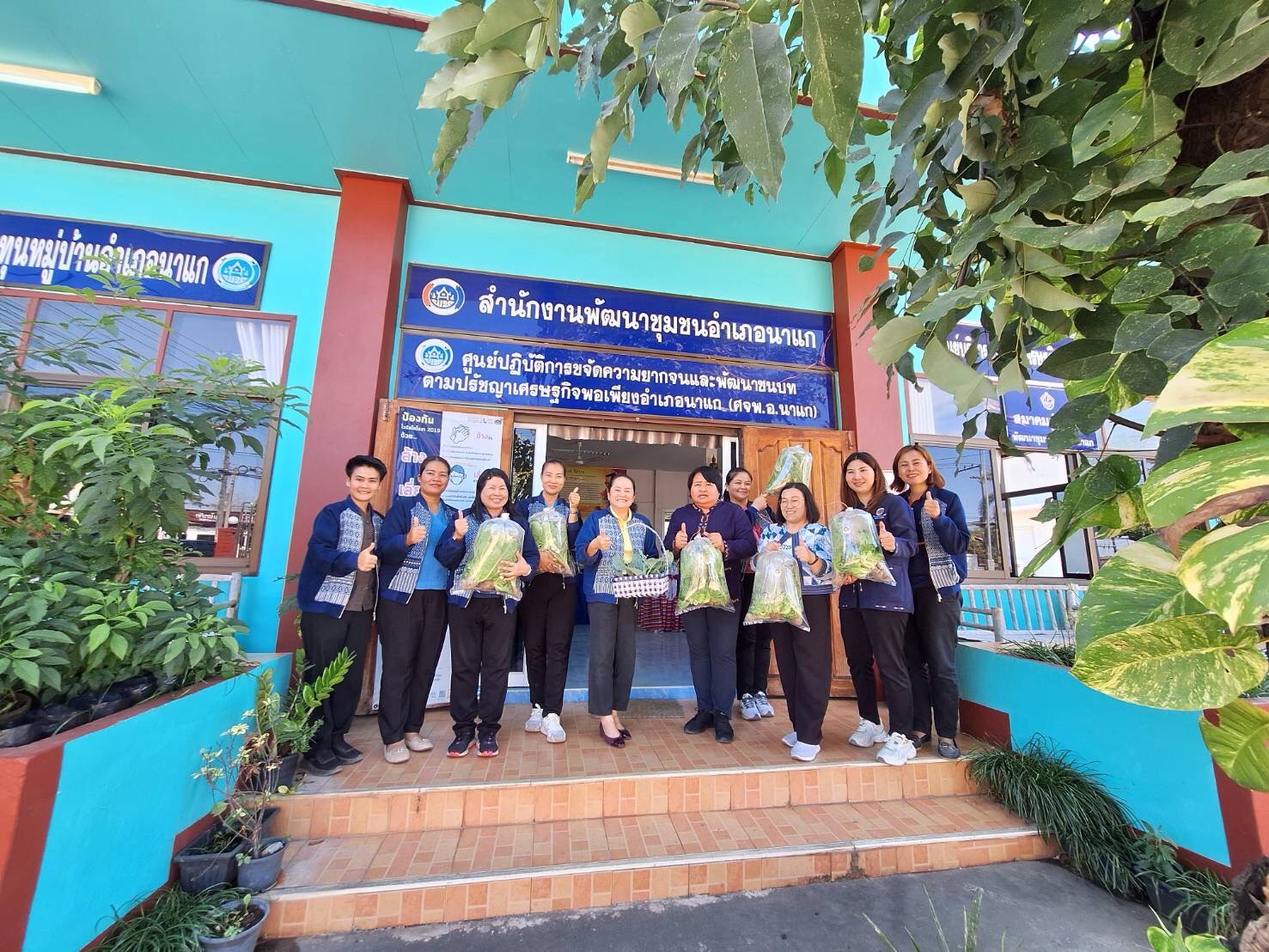 พช.นครพนม ติดตาม สนับสนุนการขับเคลื่อนงานพัฒนาชุมชน ในพื้นที่อำเภอนาแก
