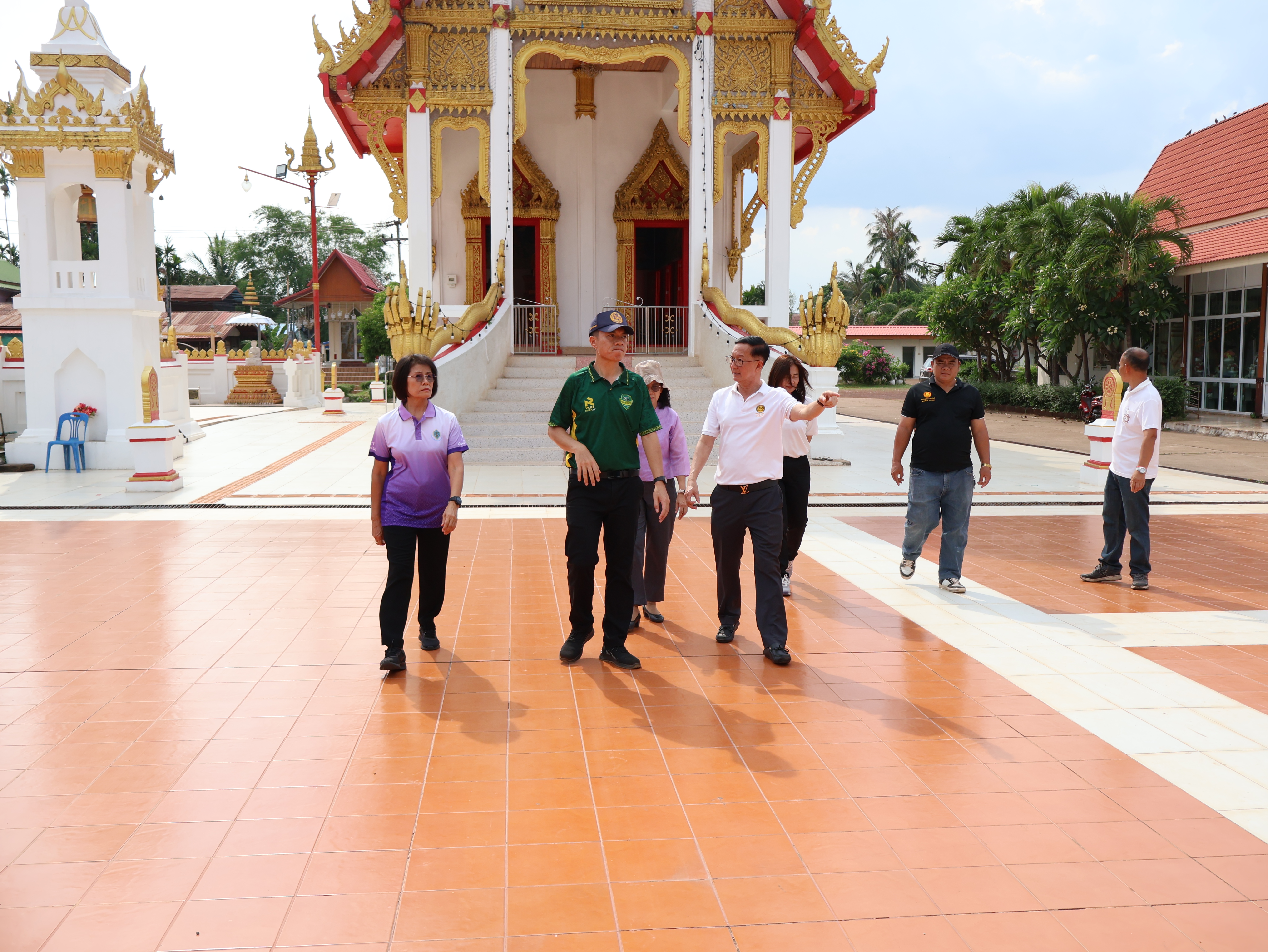 รองผู้ว่าฯ นครพนม ตรวจเยี่ยมการเตรียมพื้นที่สำหรับต้อนรับนายกรัฐมนตรีพร้อมคณะ ในการประชุมคณะรัฐมนตรีอย่างเป็นทางการนอกสถานที่ ครั้งที่ 2/2568 ณ จังหวัดนครพนม