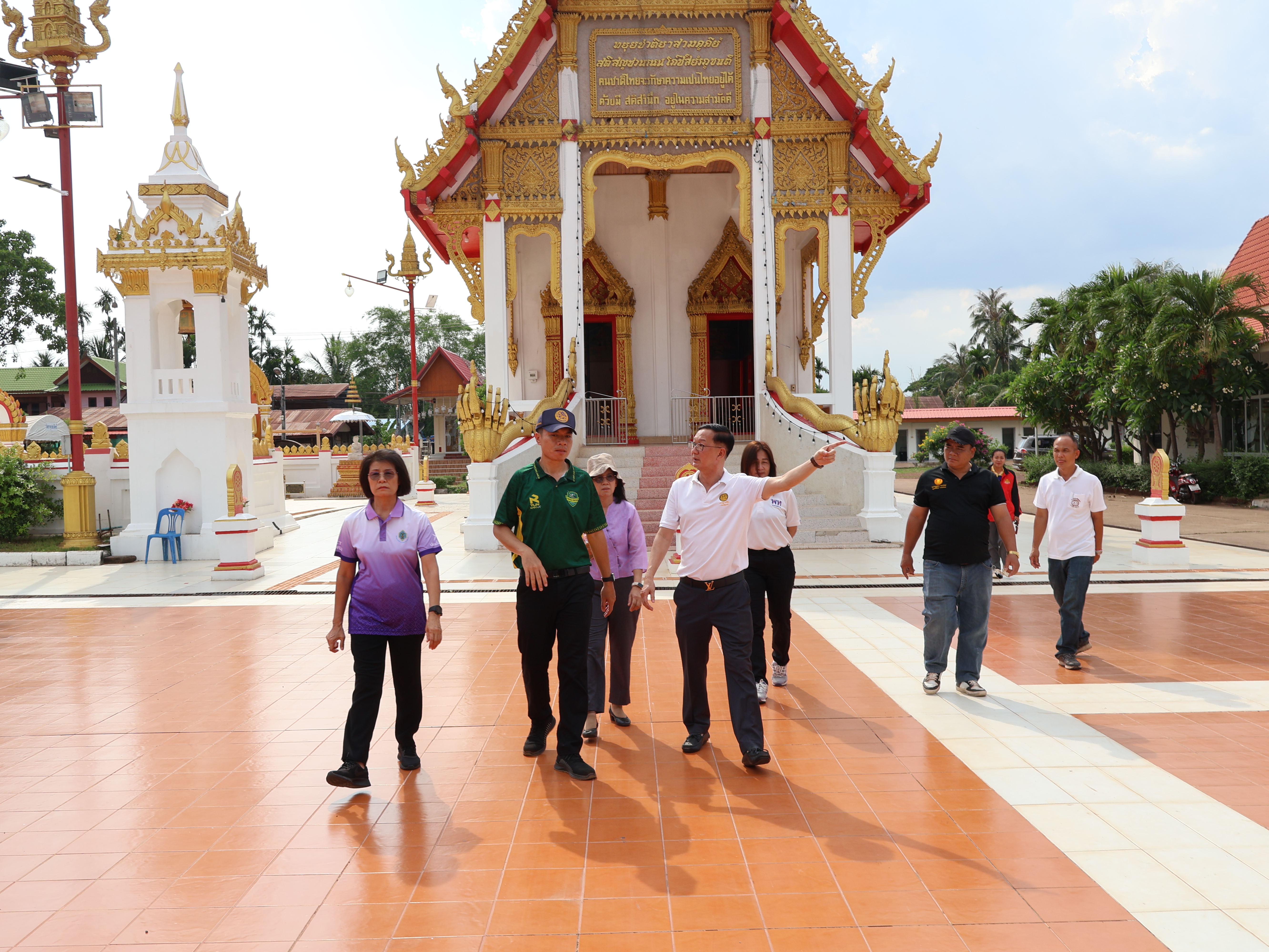 รองผู้ว่าฯ นครพนม ตรวจเยี่ยมการเตรียมพื้นที่สำหรับต้อนรับนายกรัฐมนตรีพร้อมคณะ ในการประชุมคณะรัฐมนตรีอย่างเป็นทางการนอกสถานที่ ครั้งที่ 2/2568 ณ จังหวัดนครพนม