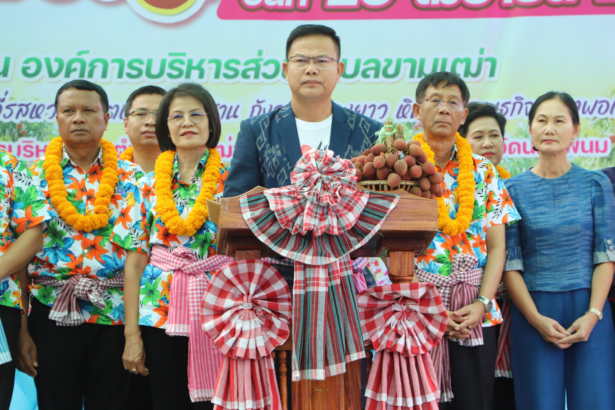 พช.นครพนม ร่วมเปิดงาน “วันลิ้นจี่ของดีตำบลขามเฒ่า” ประจำปี 2568 ดันลิ้นจี่พันธุ์ นพ.1 สินค้า GI สู่ตลาด สร้างรายได้อย่างยั่งยืน