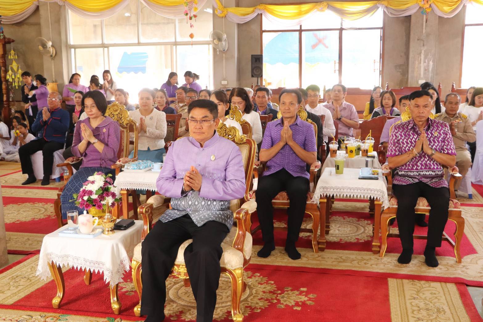 พช.นครพนม ร่วมพิธีบรรพชาสามเณรภาคฤดูร้อน ภายใต้โครงการเสริมสร้างคุณธรรมจริยธรรม ค่านิยมและความเป็นไทย จังหวัดนครพนม ประจำปีงบประมาณ พ.ศ. 2568
