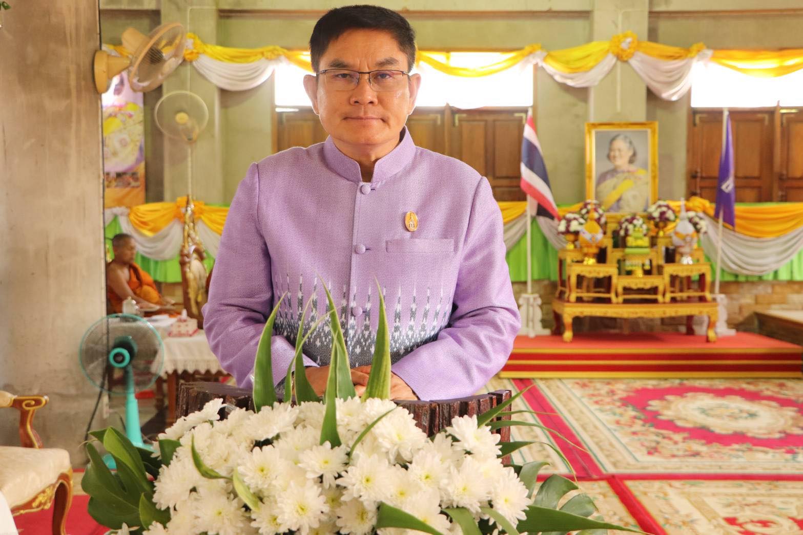พช.นครพนม ร่วมพิธีบรรพชาสามเณรภาคฤดูร้อน ภายใต้โครงการเสริมสร้างคุณธรรมจริยธรรม ค่านิยมและความเป็นไทย จังหวัดนครพนม ประจำปีงบประมาณ พ.ศ. 2568