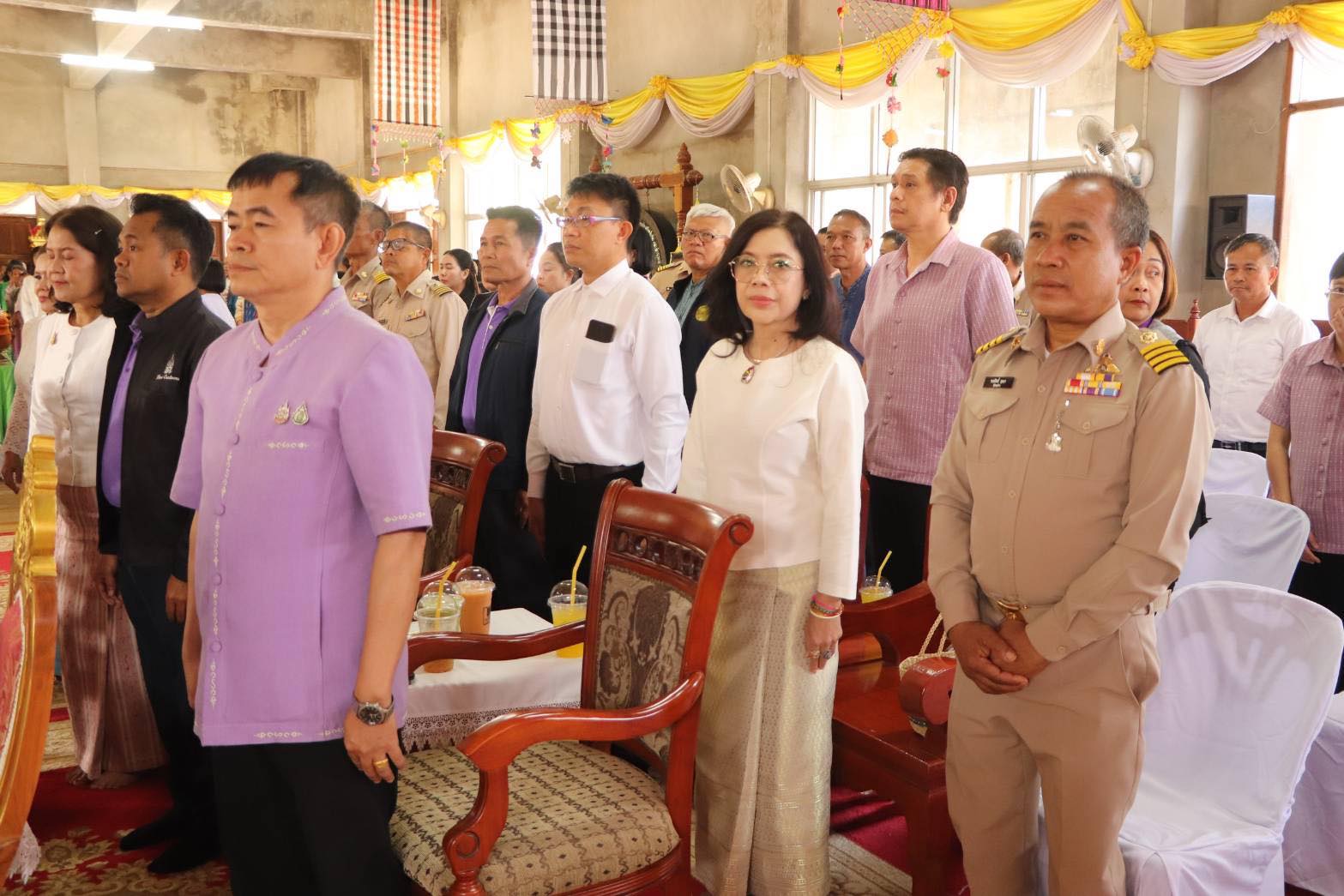 พช.นครพนม ร่วมพิธีบรรพชาสามเณรภาคฤดูร้อน ภายใต้โครงการเสริมสร้างคุณธรรมจริยธรรม ค่านิยมและความเป็นไทย จังหวัดนครพนม ประจำปีงบประมาณ พ.ศ. 2568