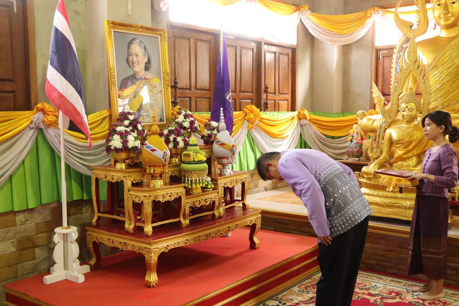 พช.นครพนม ร่วมพิธีบรรพชาสามเณรภาคฤดูร้อน ภายใต้โครงการเสริมสร้างคุณธรรมจริยธรรม ค่านิยมและความเป็นไทย จังหวัดนครพนม ประจำปีงบประมาณ พ.ศ. 2568