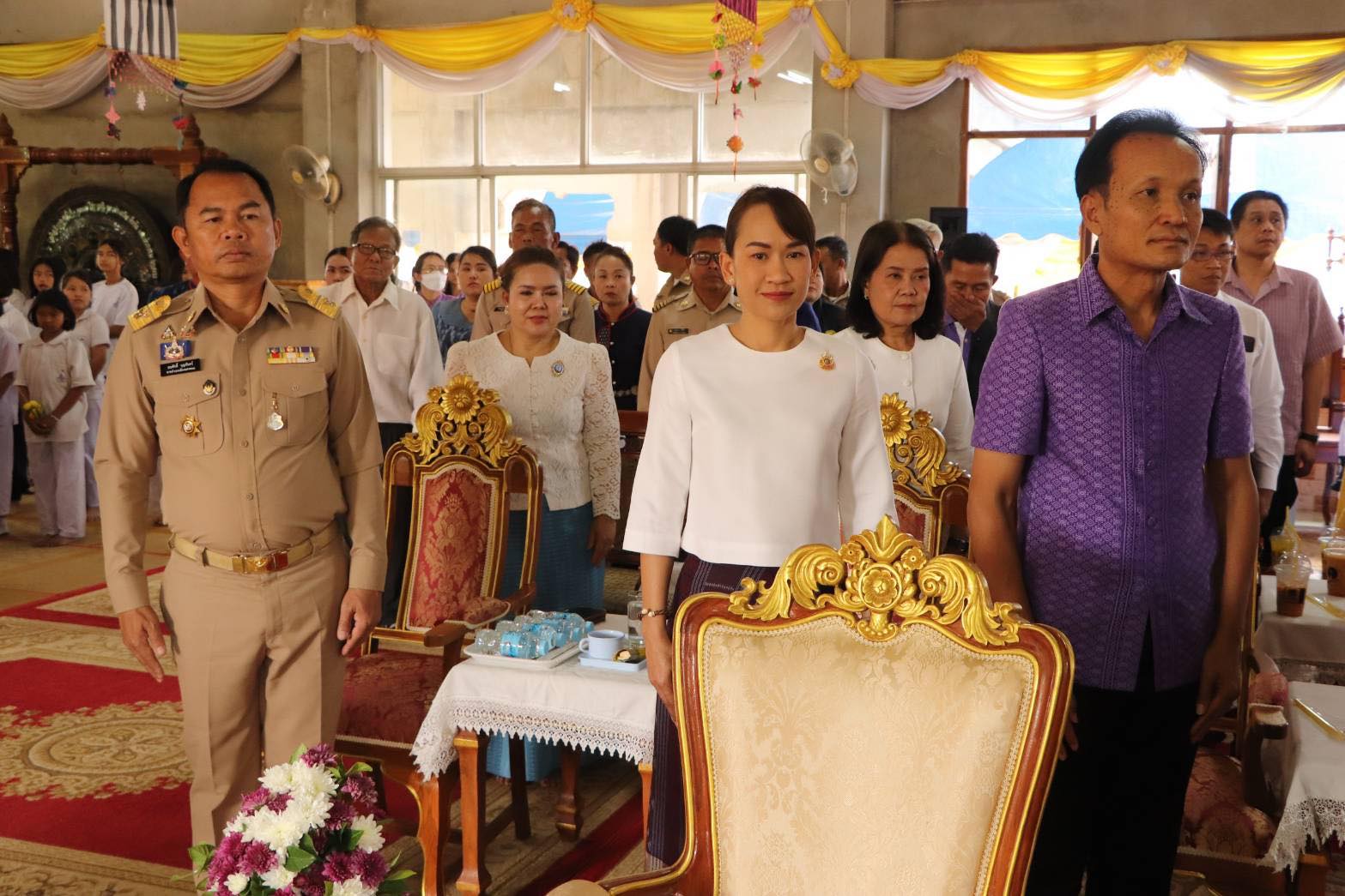 พช.นครพนม ร่วมพิธีบรรพชาสามเณรภาคฤดูร้อน ภายใต้โครงการเสริมสร้างคุณธรรมจริยธรรม ค่านิยมและความเป็นไทย จังหวัดนครพนม ประจำปีงบประมาณ พ.ศ. 2568