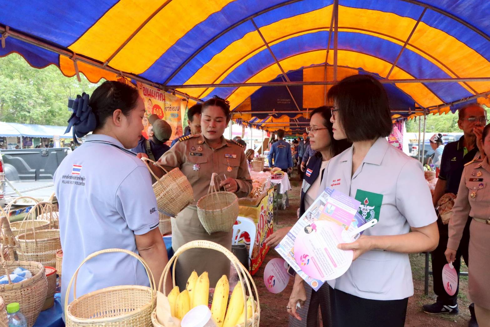 พช.นครพนม ร่วมออกหน่วยบริการจังหวัดเคลื่อนที่แบบบูรณาการ บำบัดทุกข์ บำรุงสุข สร้างรอยยิ้มให้ประชาชน พื้นที่อำเภอนาแก จังหวัดนครพนม