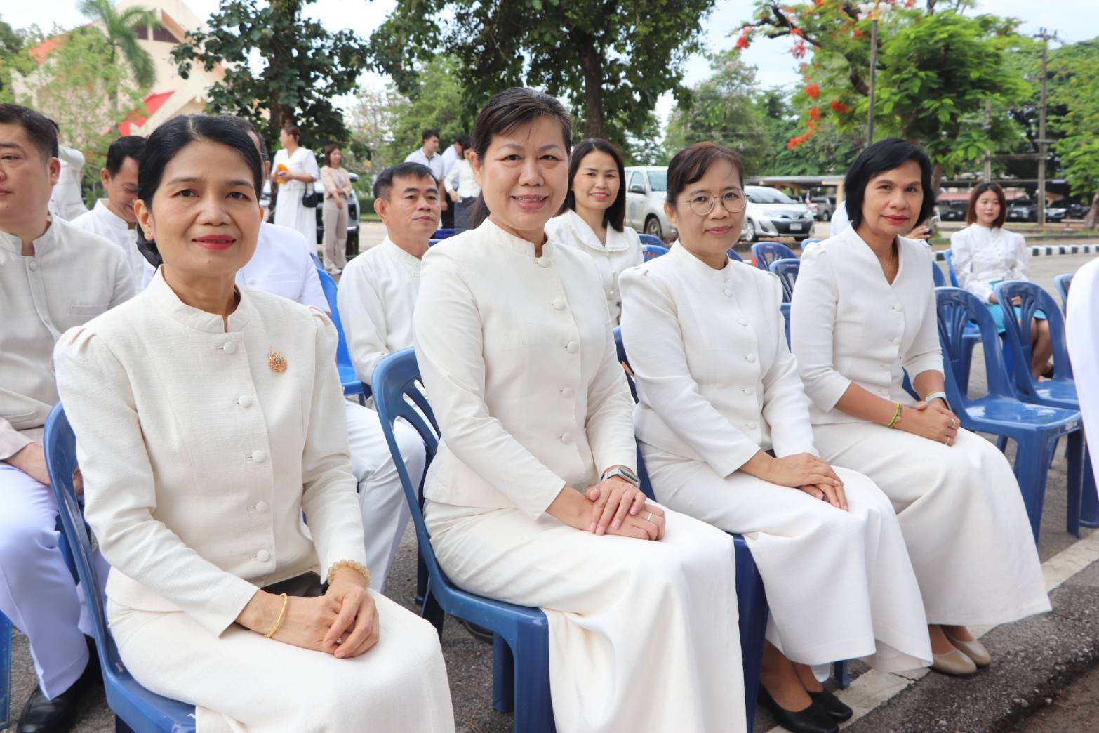 พช.นครพนม ร่วมพิธีบวงสรวงสร้างหอพระประจำศาลากลางจังหวัดนครพนม