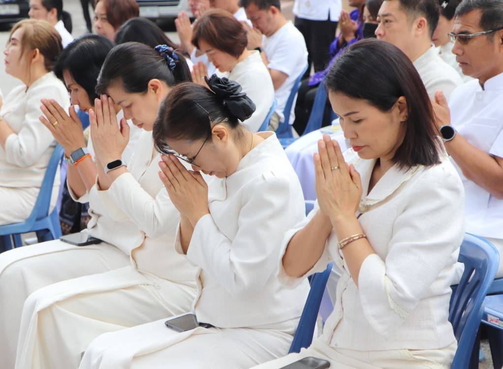 พช.นครพนม ร่วมพิธีบวงสรวงสร้างหอพระประจำศาลากลางจังหวัดนครพนม