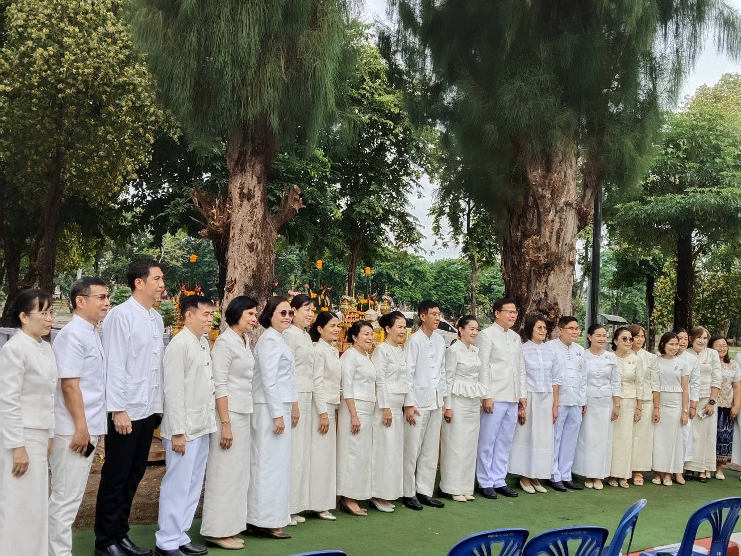 พช.นครพนม ร่วมพิธีบวงสรวงสร้างหอพระประจำศาลากลางจังหวัดนครพนม