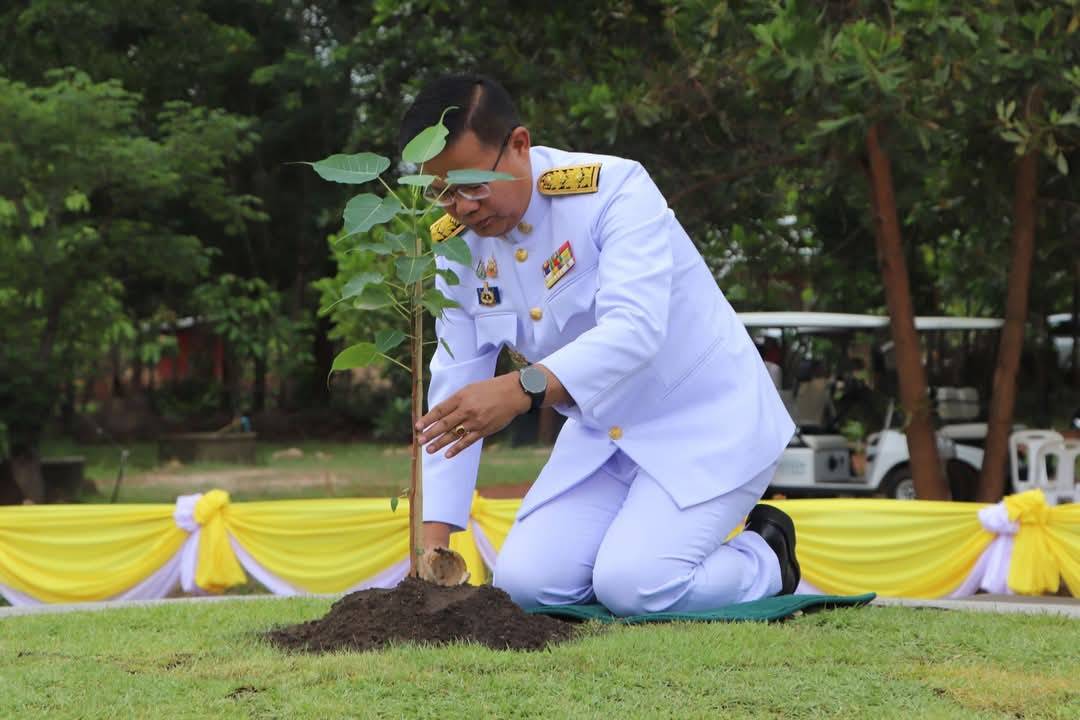 พช.นครพนม ร่วมพิธีปลูก “พระศรีมหาโพธิทศมราชบพิตร” พร้อมกัน 77 จังหวัดทั่วประเทศ