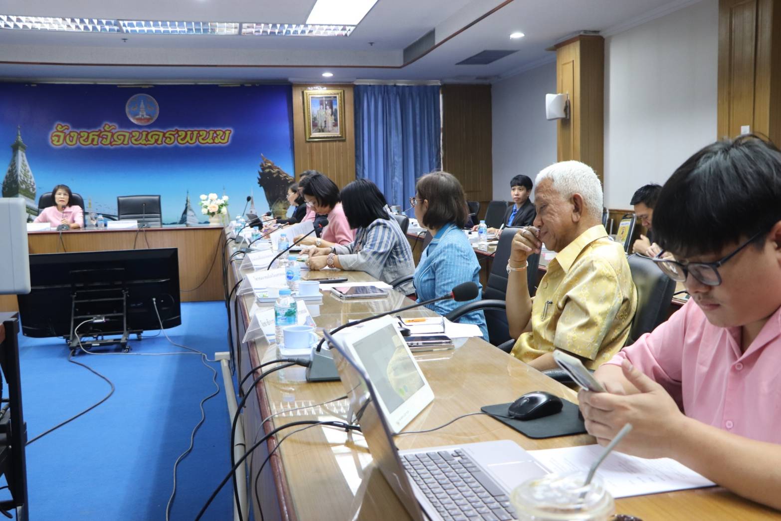 พช.นครพนม ร่วมประชุมคณะกรรมการผู้บริหารเทคโนโลยีสารสนเทศระดับสูงระดับจังหวัด ครั้งที่ 1/2568