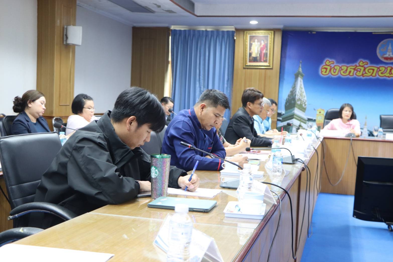 พช.นครพนม ร่วมประชุมคณะกรรมการผู้บริหารเทคโนโลยีสารสนเทศระดับสูงระดับจังหวัด ครั้งที่ 1/2568