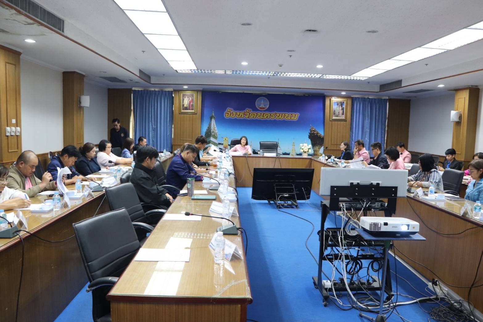 พช.นครพนม ร่วมประชุมคณะกรรมการผู้บริหารเทคโนโลยีสารสนเทศระดับสูงระดับจังหวัด ครั้งที่ 1/2568