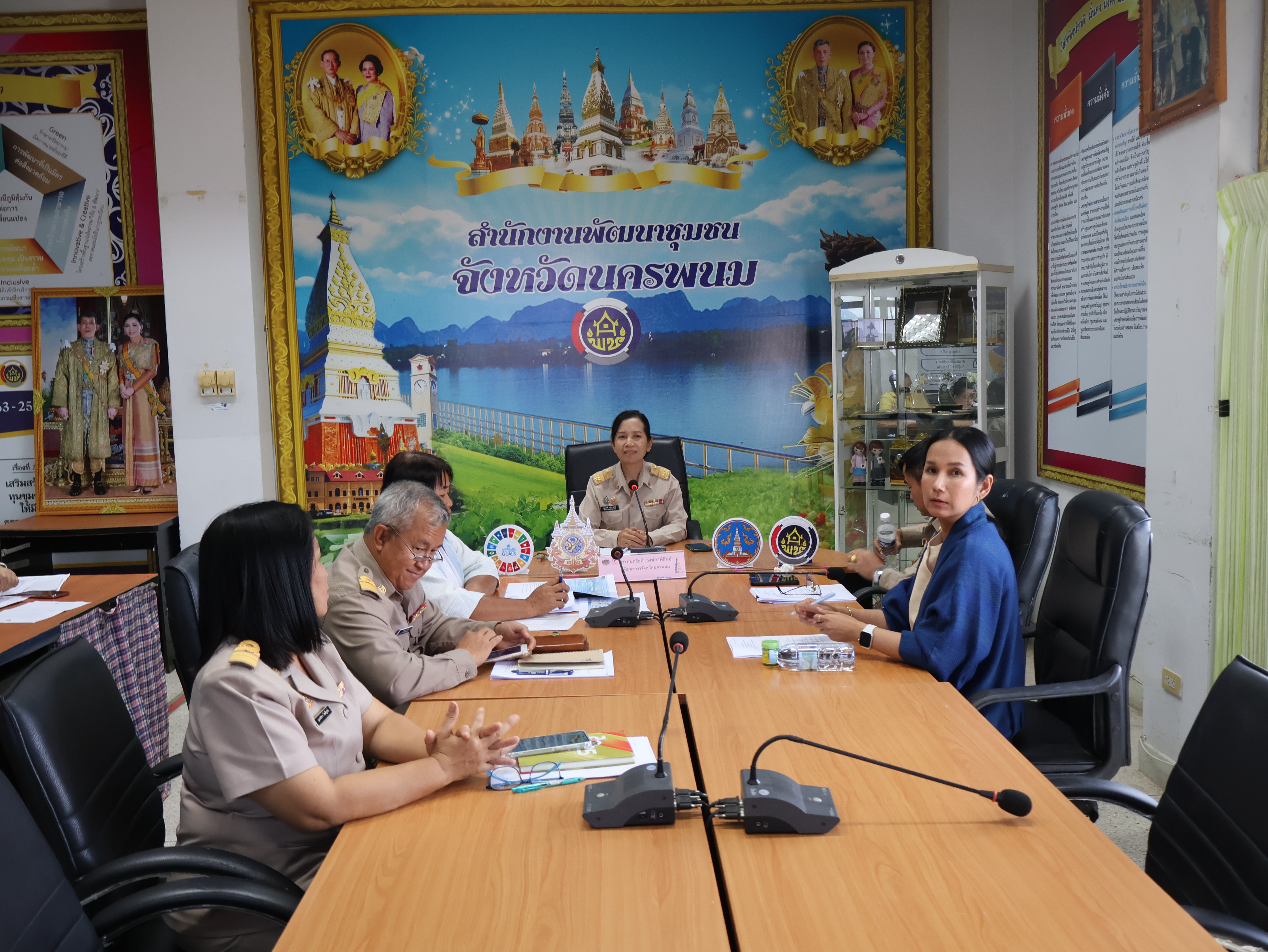 พช.นครพนม ประชุมผู้อำนวยการกลุ่มงานฯ นักวิชาการพัฒนาชุมชน และเจ้าหน้าที่พัฒนาชุมชน เพื่อขับเคลื่อนการดำเนินงานพัฒนาชุมชนจังหวัดนครพนม ประจำเดือนพฤษภาคม 2568