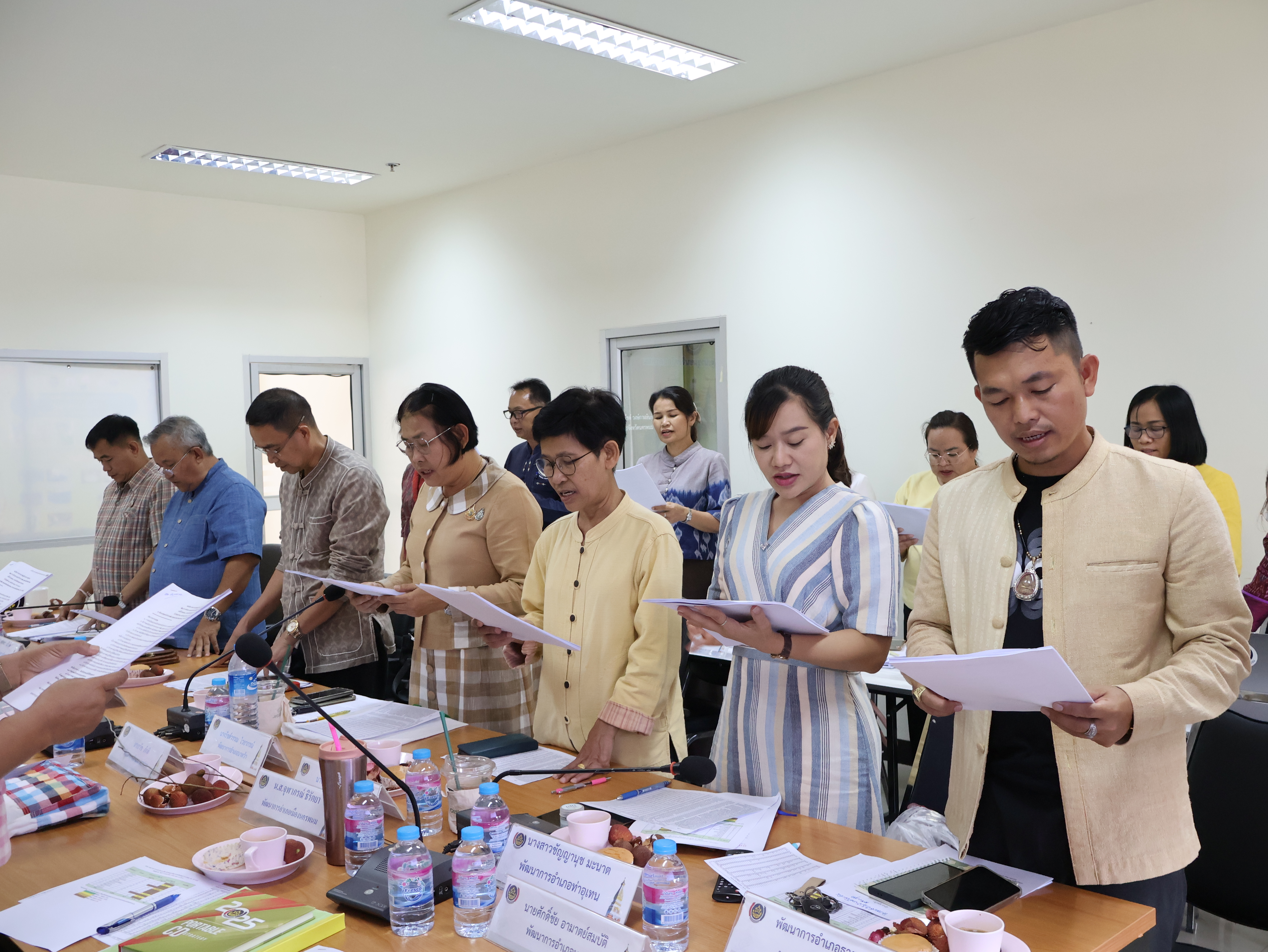 พช.นครพนม ประชุมผู้อำนวยการกลุ่มงานฯ พัฒนาการอำเภอ และนักวิชาการพัฒนาชุมชนจังหวัดนครพนม ครั้งที่ 5/2568 ประจำเดือนพฤษภาคม 2568