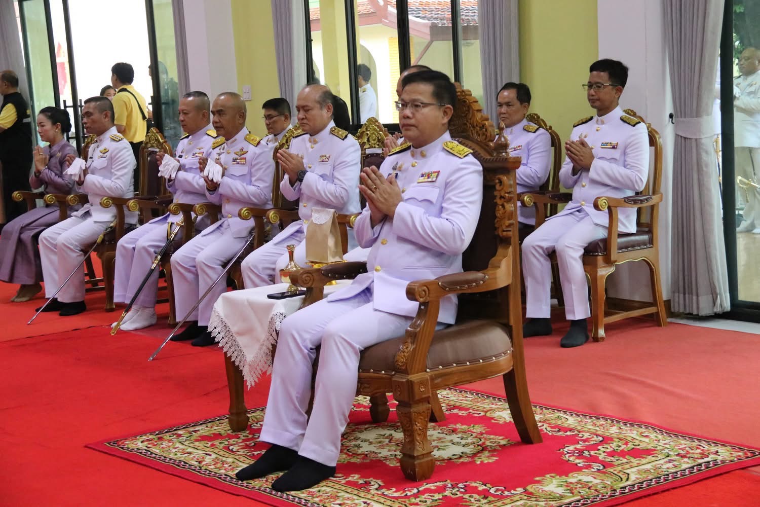 พช.นครพนม ร่วมพิธีทำบุญตักบาตรถวายเป็นพระราชกุศล กิจกรรมเฉลิมพระเกียรติสมเด็จพระนางเจ้า ฯ พระบรมราชินี เนื่องในโอกาสวันเฉลิมพระชนมพรรษา 3 มิถุนายน 2568