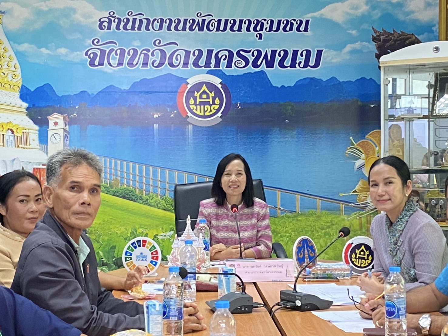 พช.นครพนม ดำเนินกิจกรรมคัดเลือกประธานเครือข่าย OTOP จังหวัดนครพนม