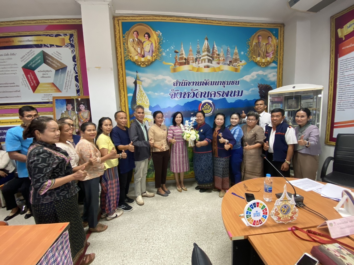 พช.นครพนม ดำเนินกิจกรรมคัดเลือกประธานเครือข่าย OTOP จังหวัดนครพนม