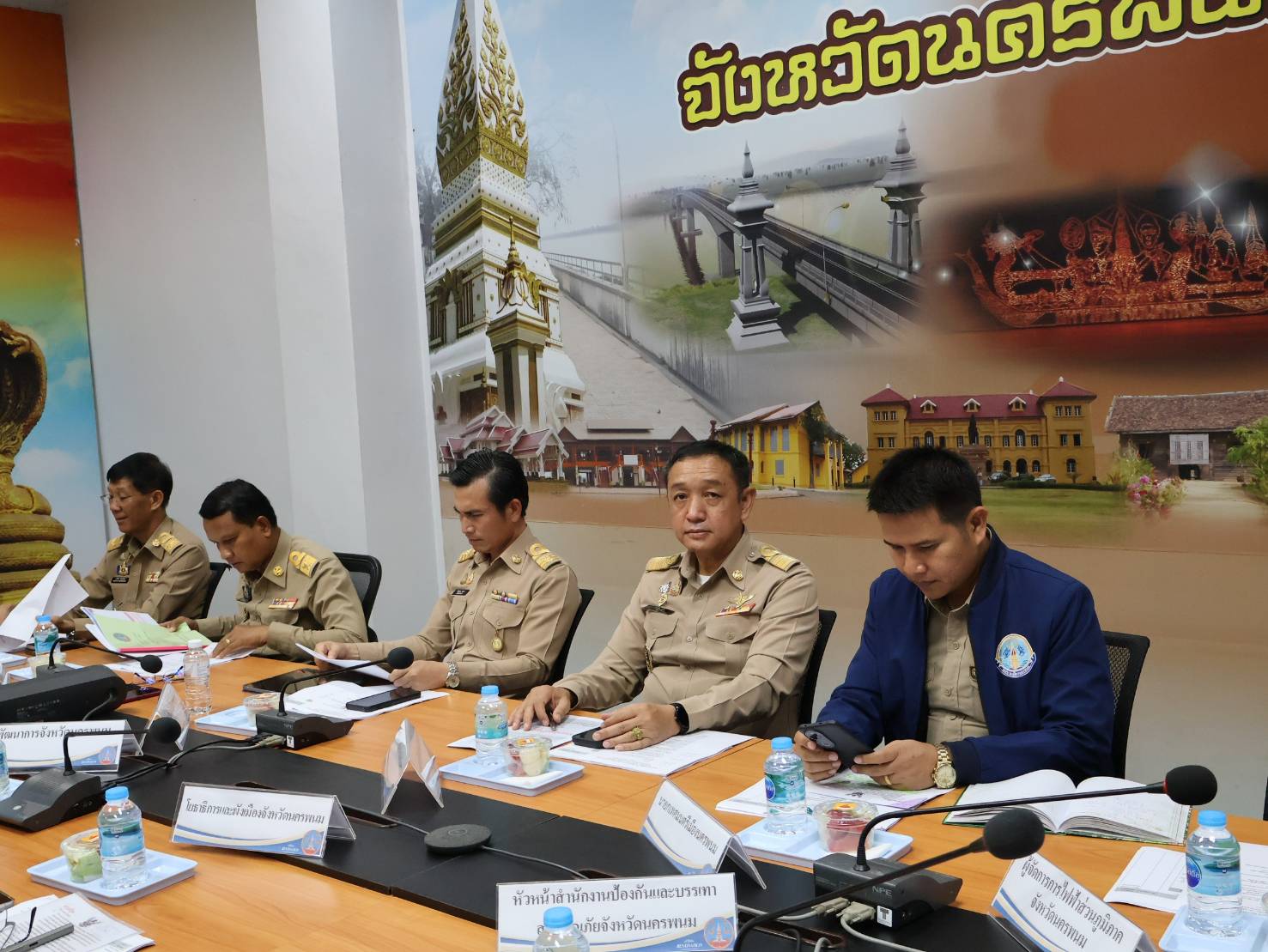 นครพนม รับมอบนโยบายรัฐบาลและภารกิจสำคัญของกระทรวงมหาดไทย “สานงานต่อ ก่องานใหม่” ของรัฐบาล